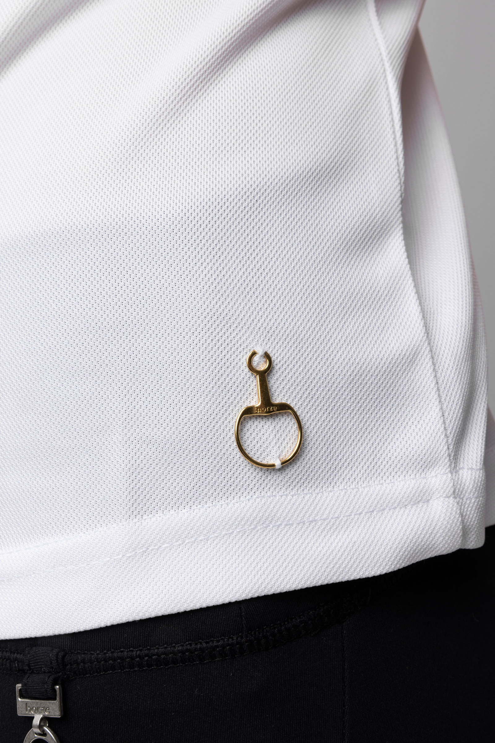 Dziecięca koszula konkursowa Horze Christel z kr&oacute;tkim rękawem i falbanką