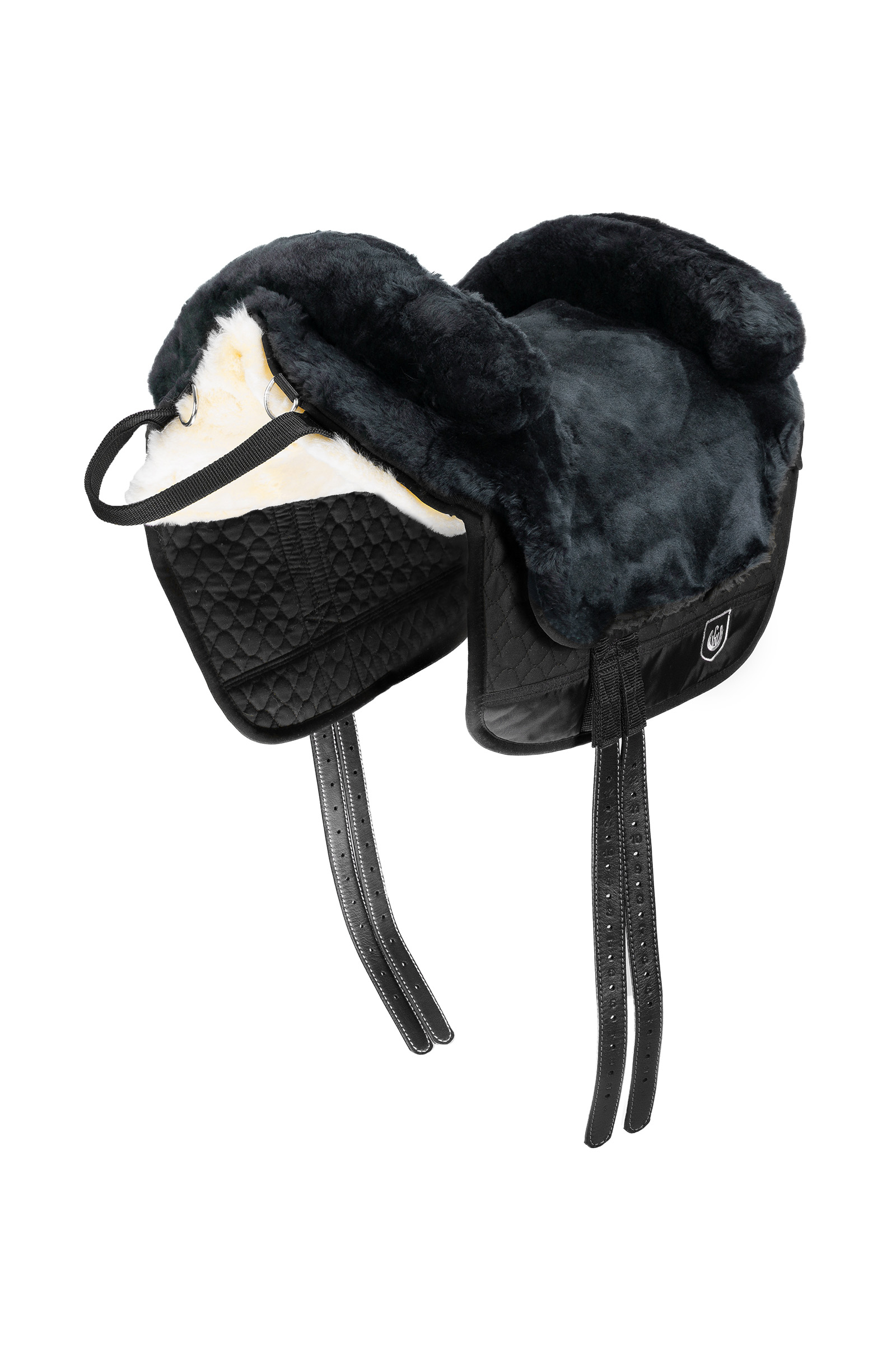 Pad do jazdy na oklep z futrem owczym Christ Iberica Plus