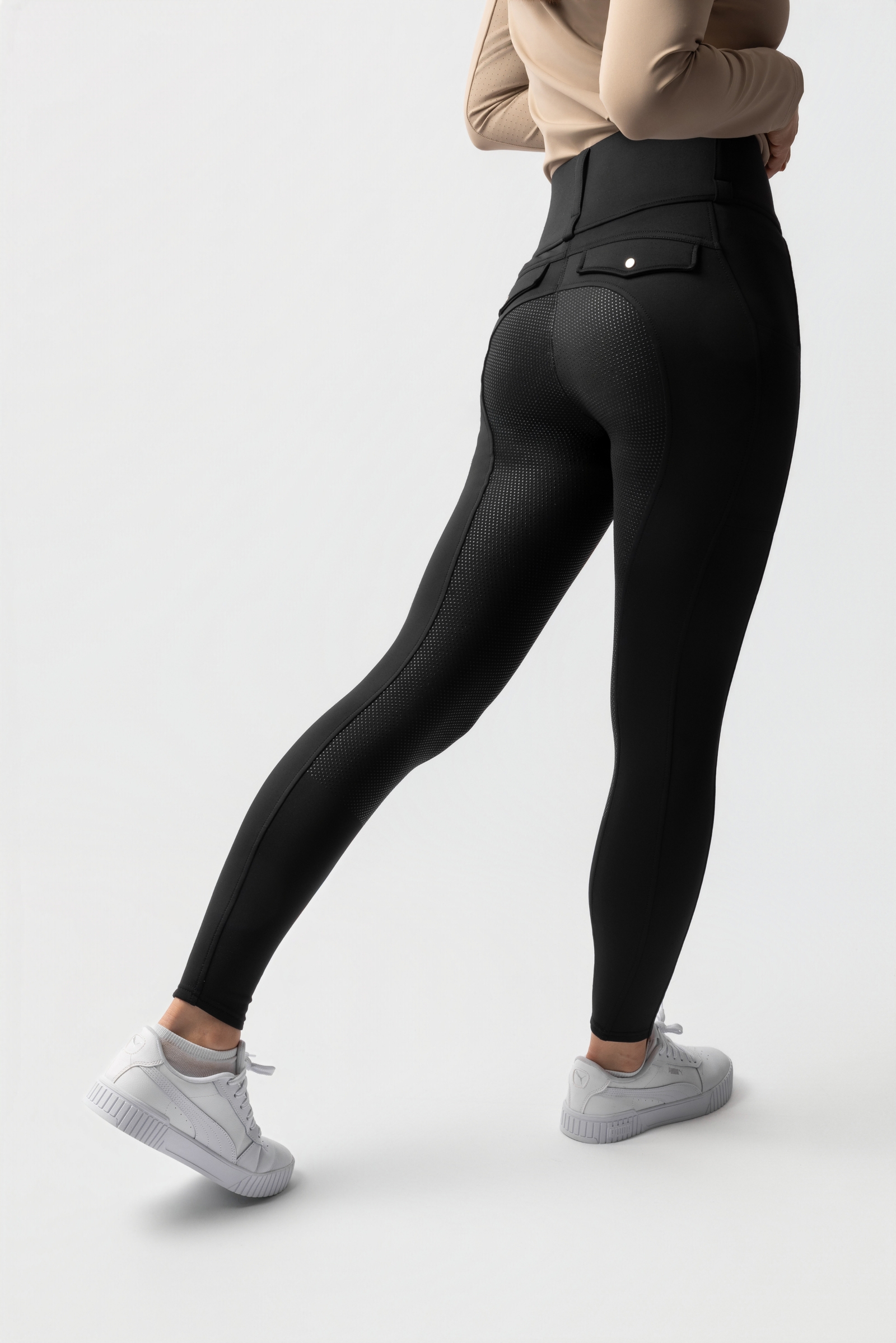 Horze Anya Hybrid Termotights z Fullgripem