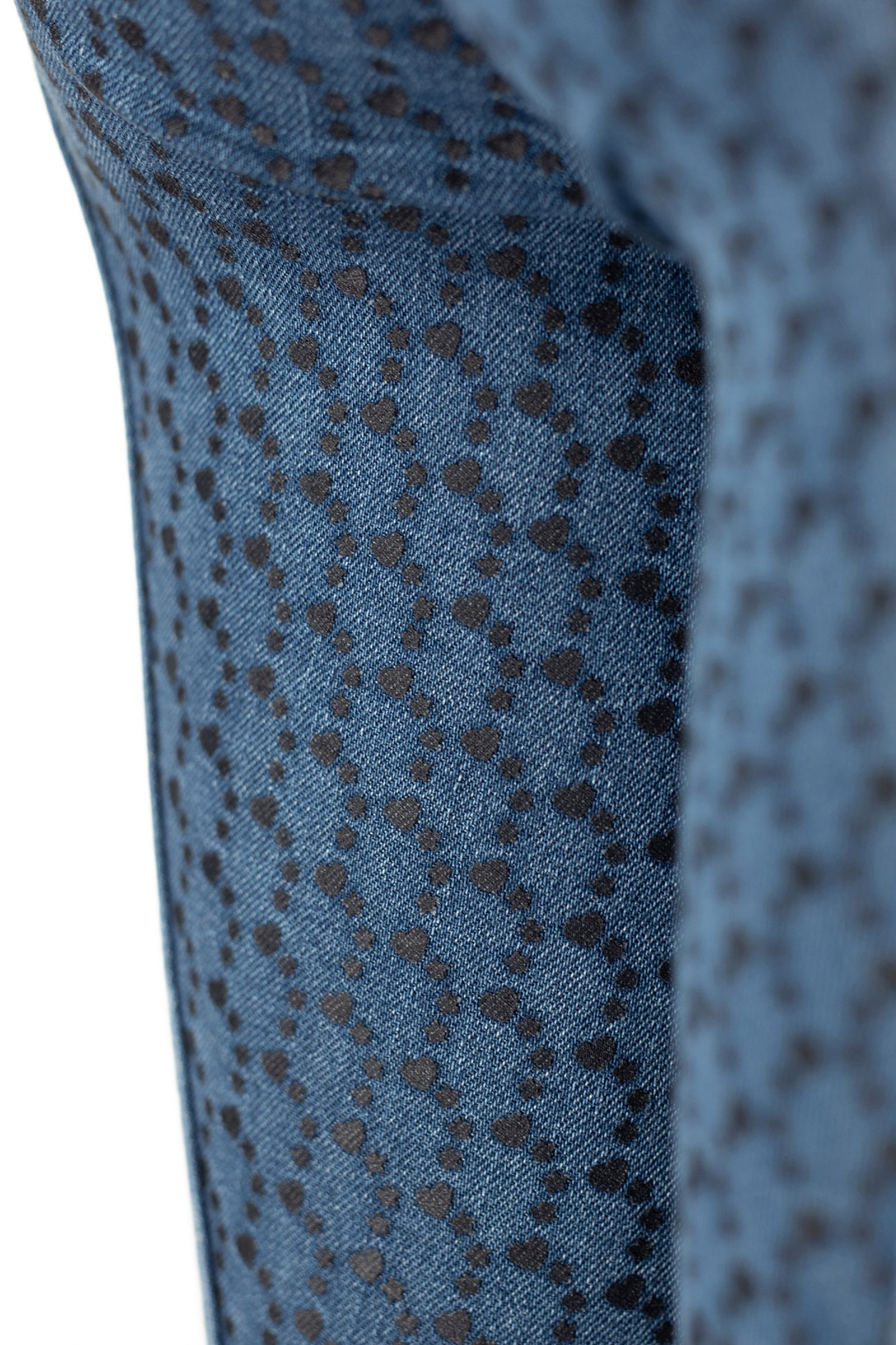 Bryczesy dziecięce jeansowe, z pełnym lejem silikonowym Horze Poppy