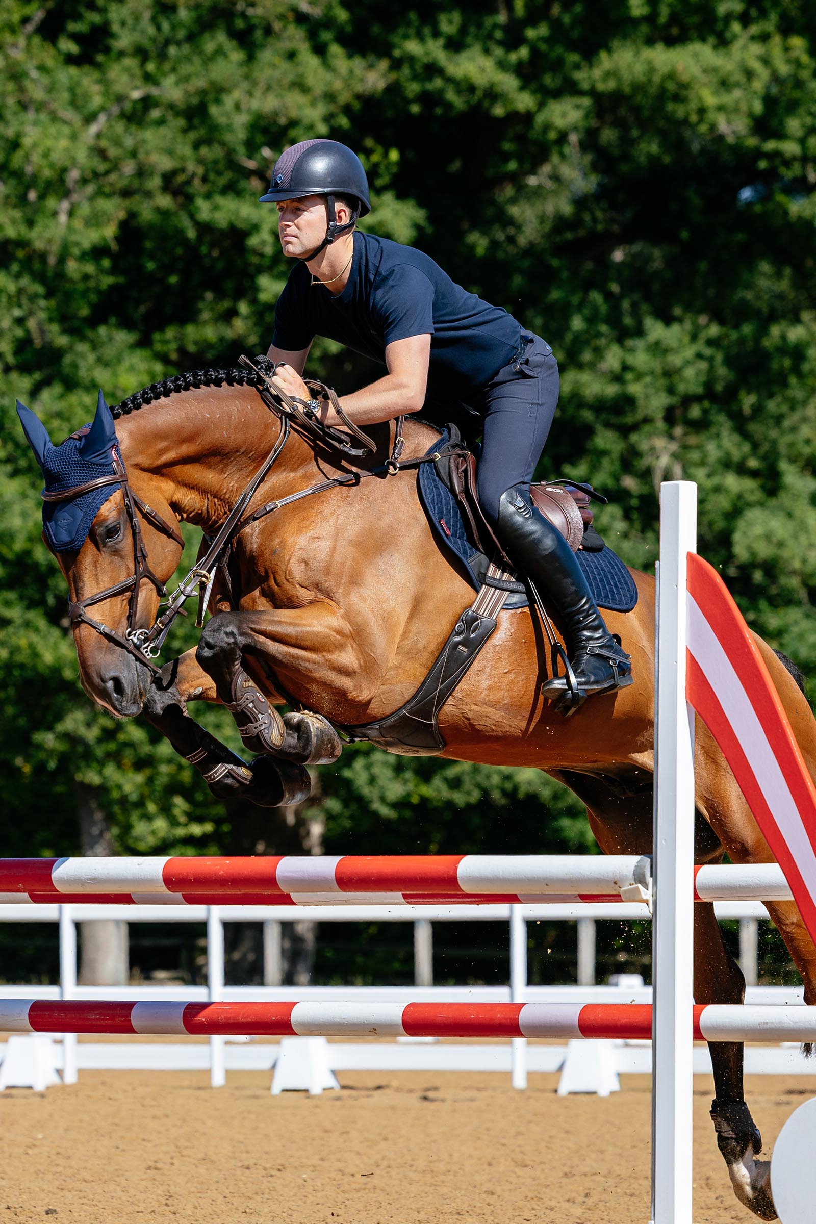 LeMieux Suede Close Contact czaprak skokowy