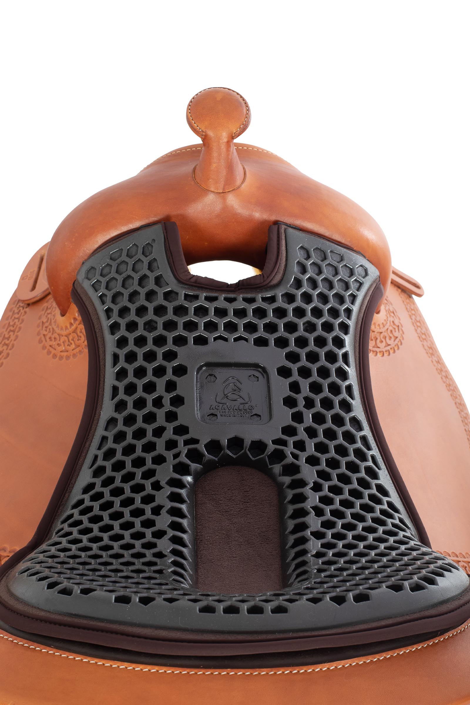 Acavallo Ortho-Coccyx nakładka na siodło westernowe Hexa Gel-Out Dri-Lex, 20 mm  