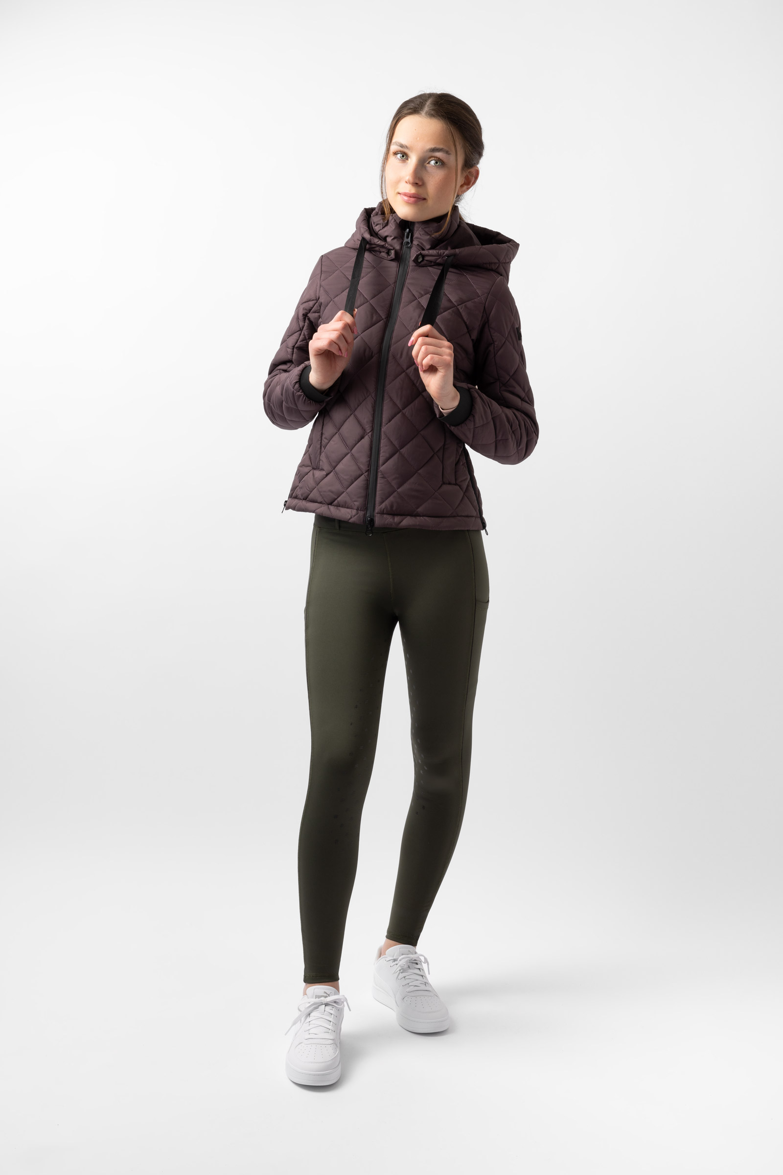 Damska ocieplana kurtka jeździecka Horze Young Rider IMELDA