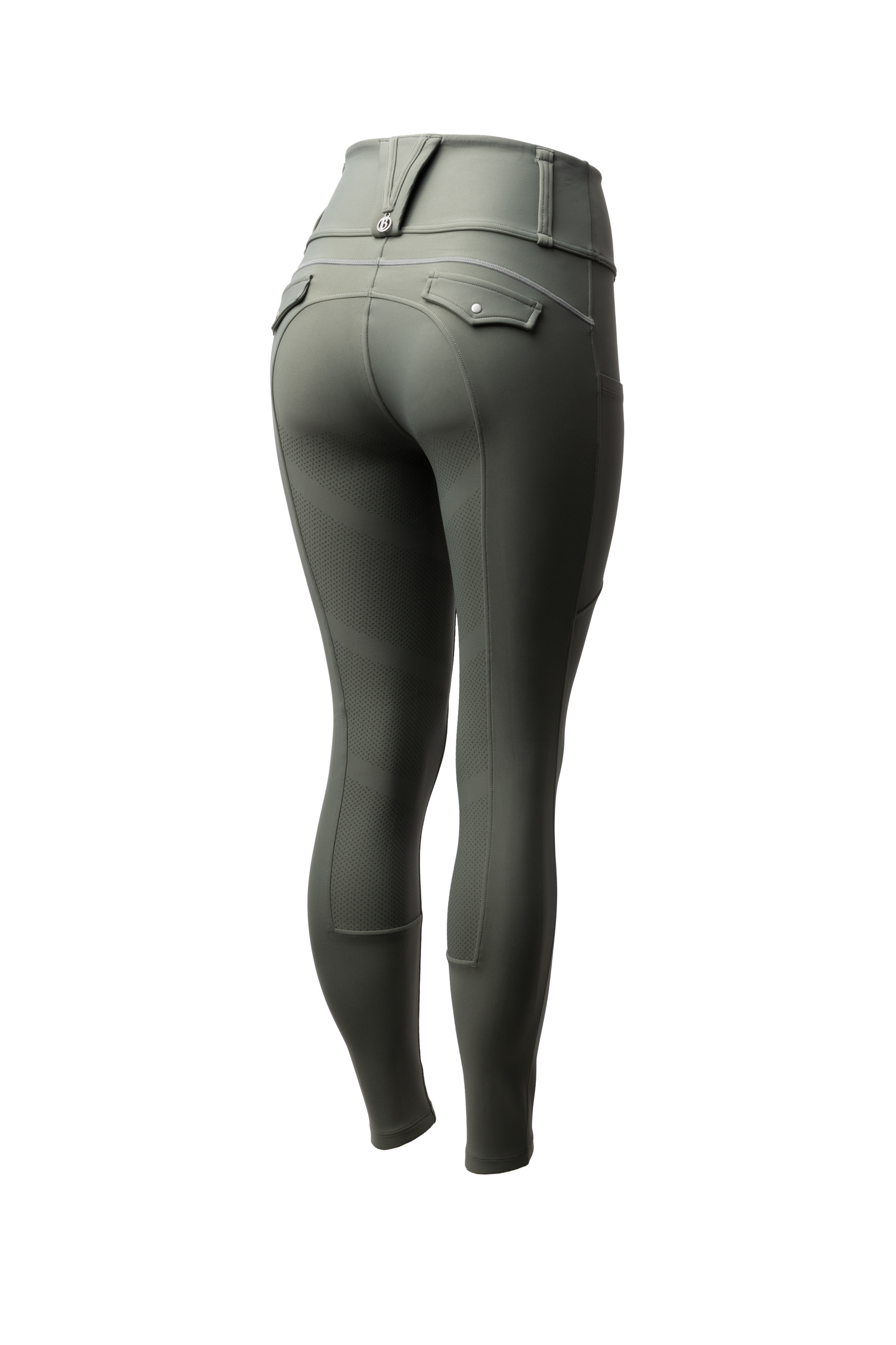 B Vertigo Chiara Bryczesy z pełnym lejem z kompresją i hybrydową konstrukcją  