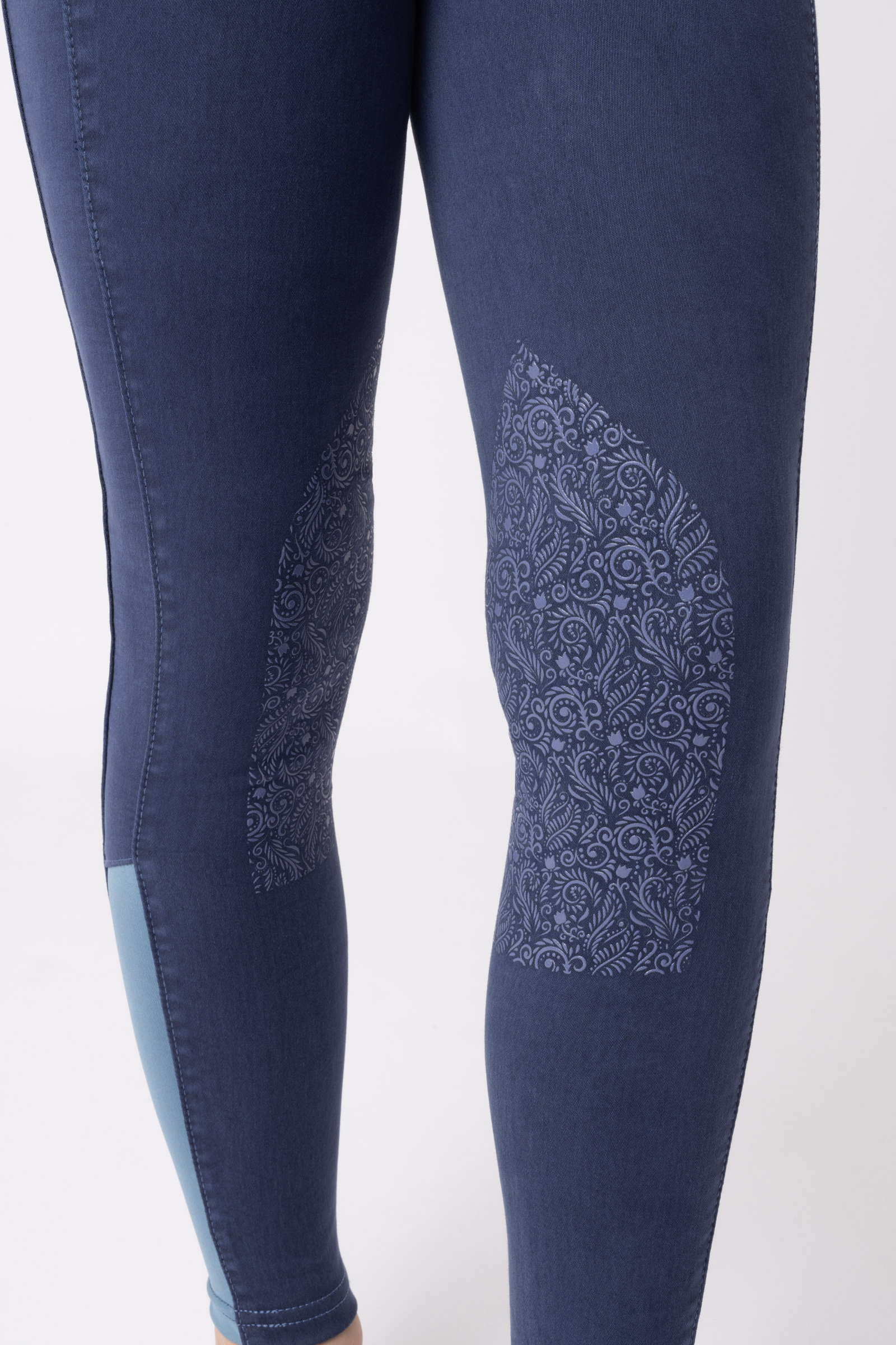 Horze Suki Dziecięce bryczesy z lejem kolanowym 