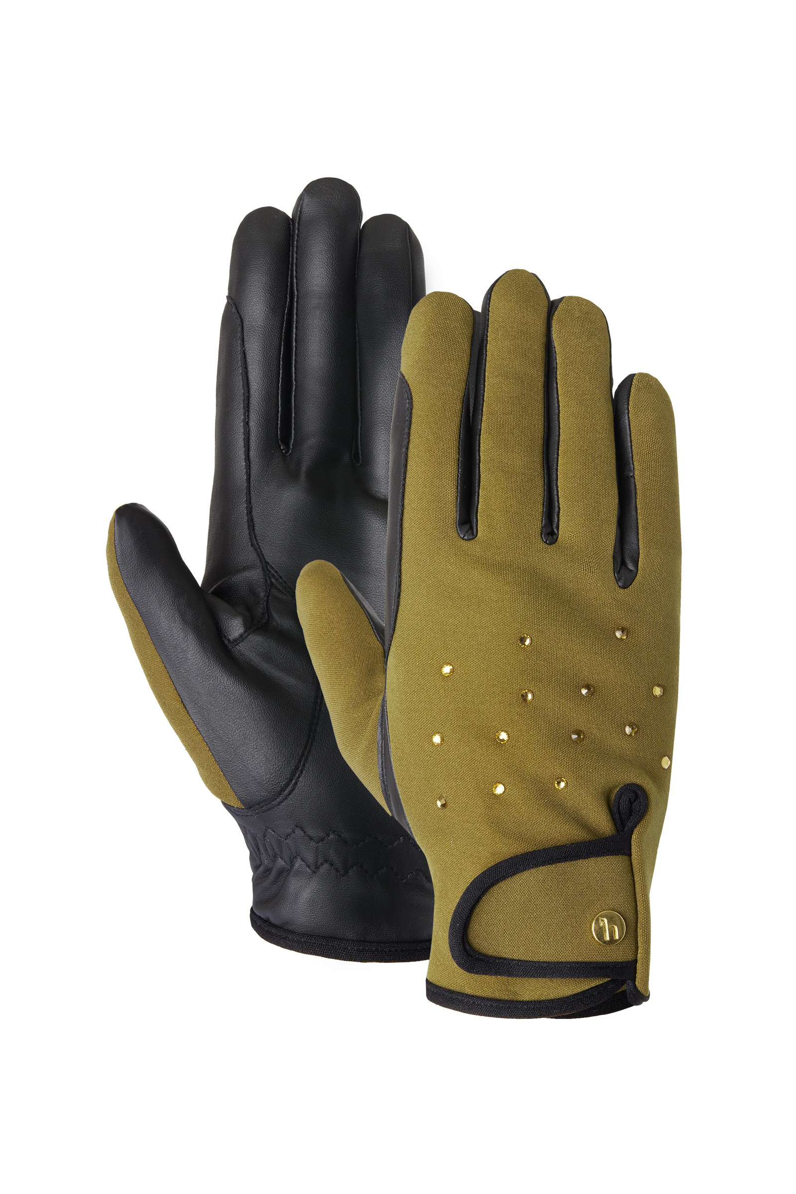 Horze Joana Rękawiczki zimowe z kryształkami