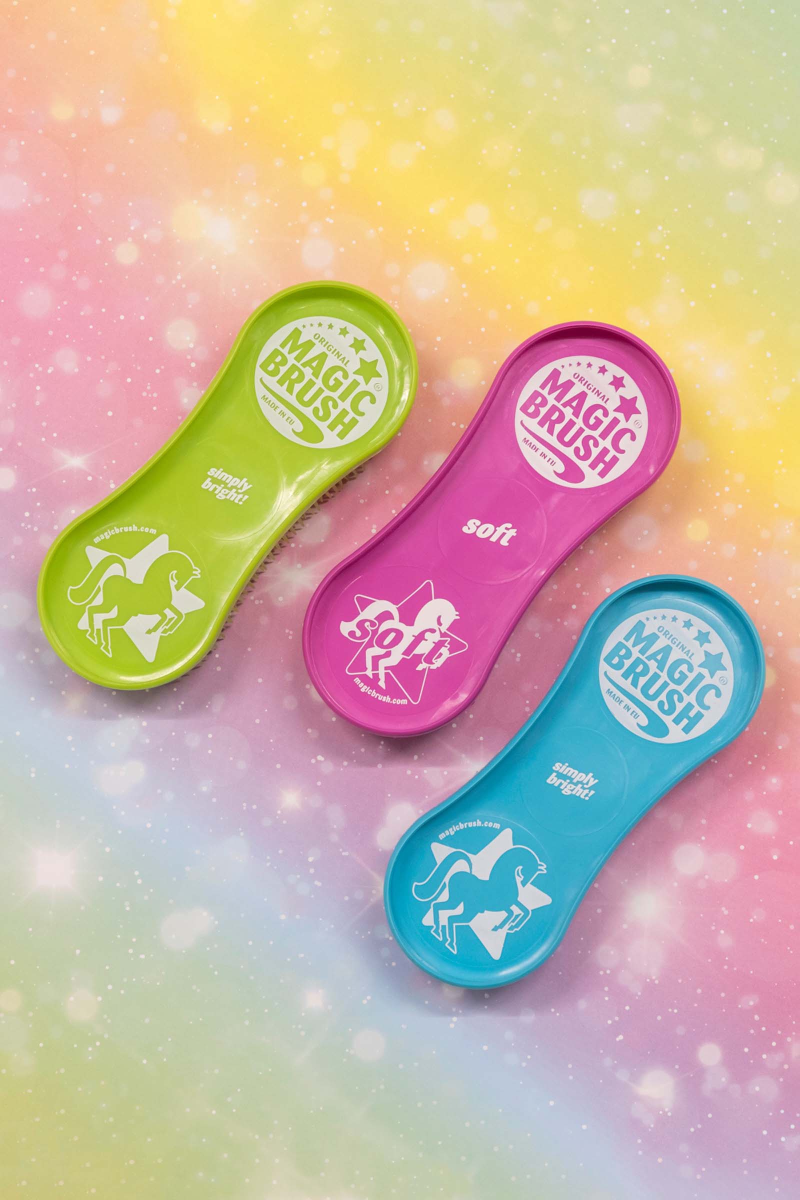 MagicBrush Tęczowy zestaw szczotek