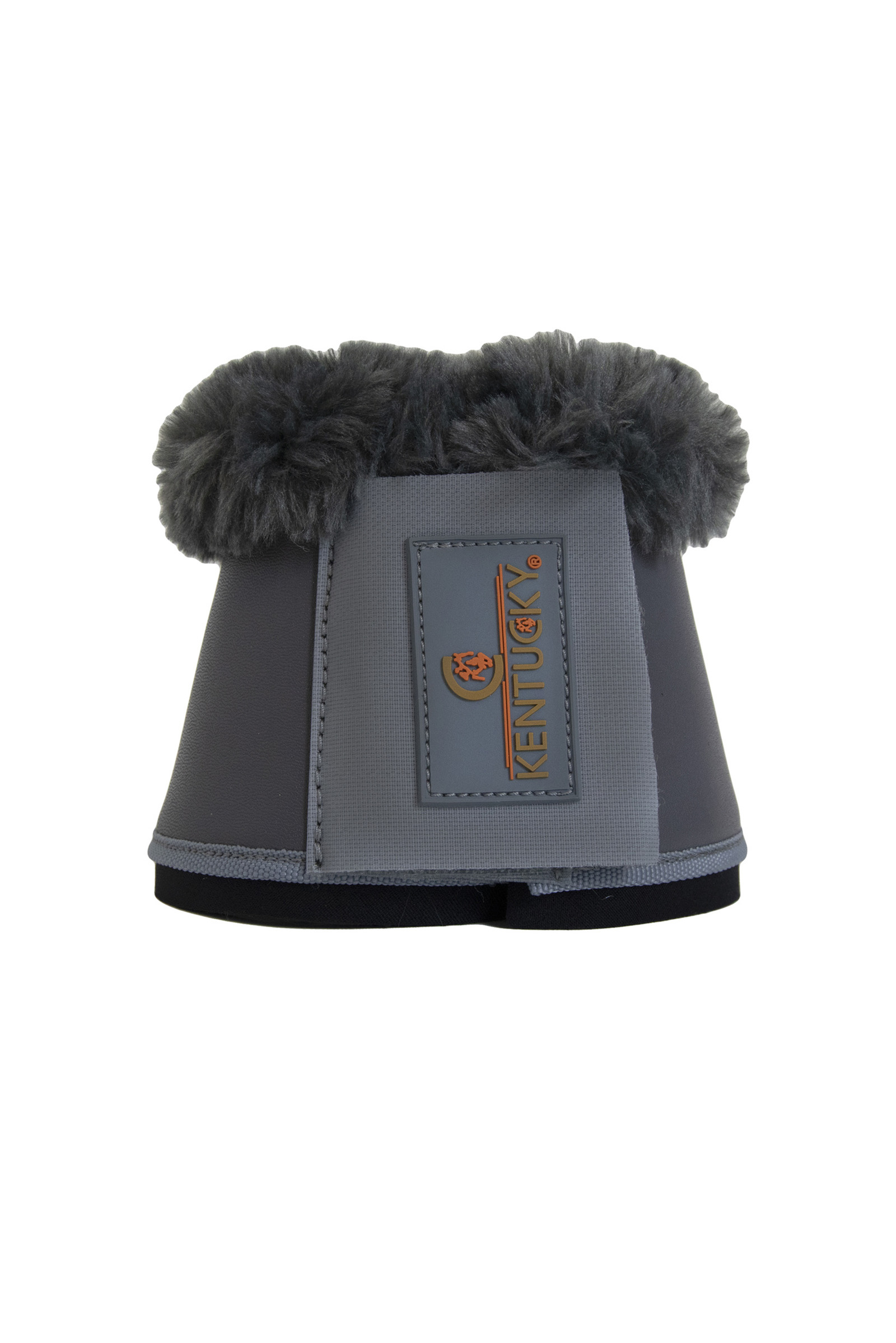 Grey Kaloszki skórzane z futrem owczym Kentucky Horsewear Sheepskin