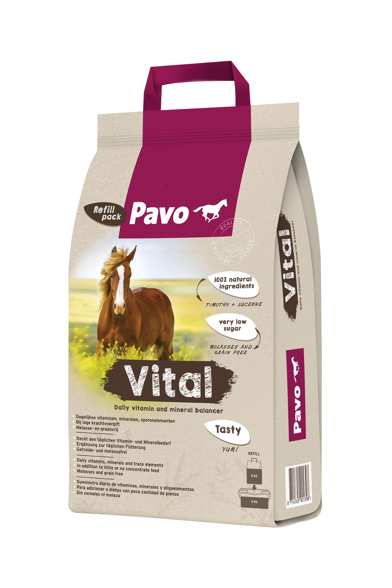 Pavo Vital Zapas 8 kg