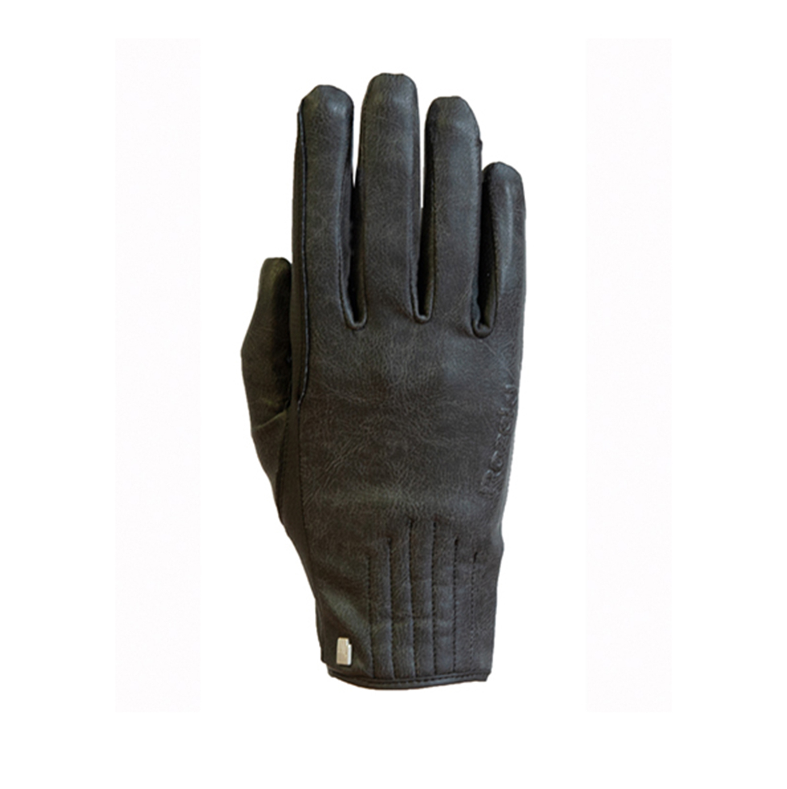 Stone-washed black Roeckl WELS Riding Glove
