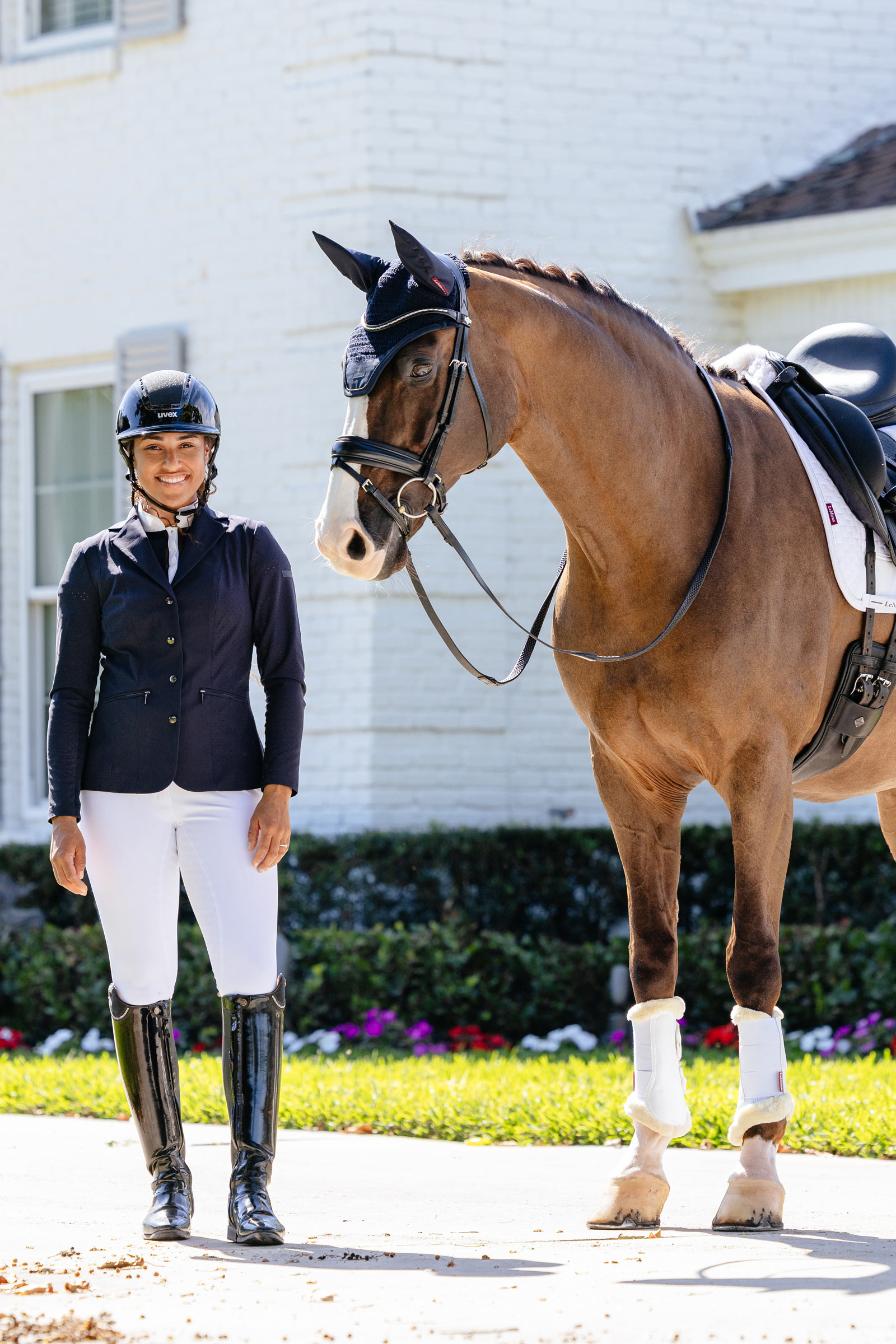 LeMieux Puissance czaprak ujeżdżeniowy z imitacji zamszu