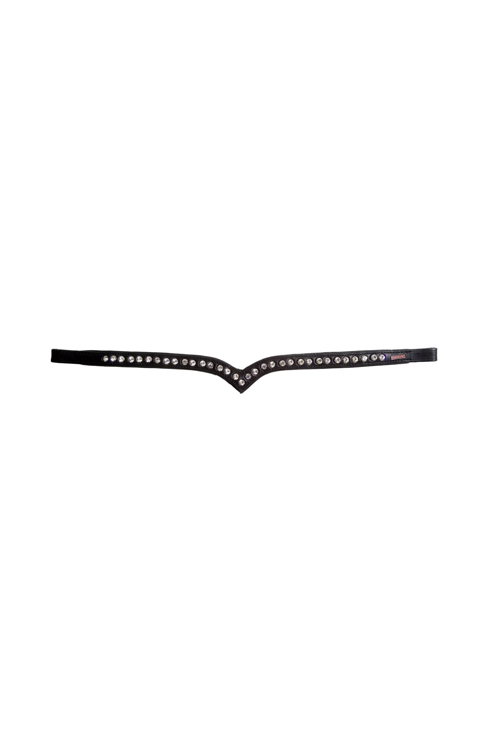Black/White Kryształy Karlslund Browband 1 rząd