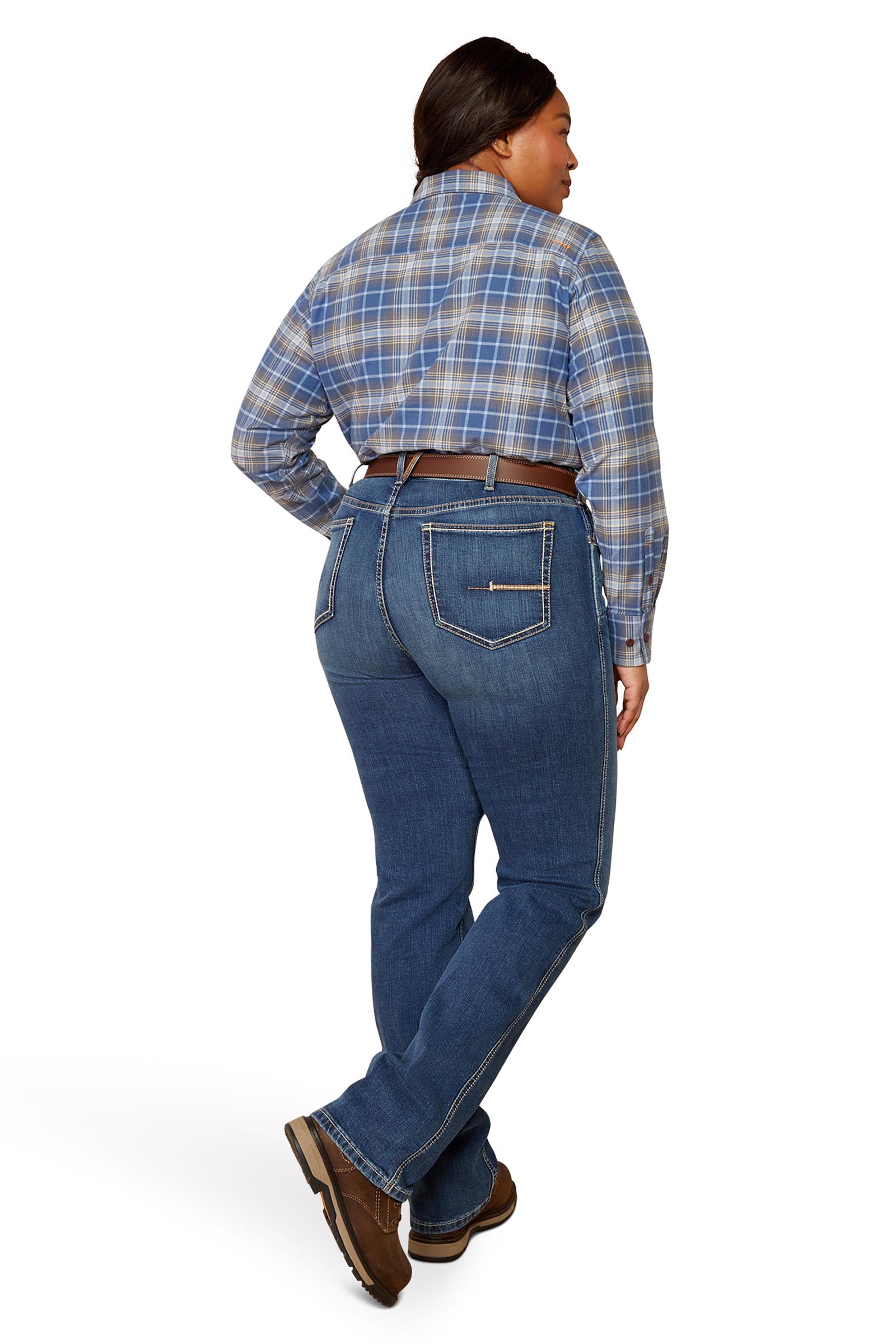 Ariat Rebar HR Riveter Straight Damskie dżinsy o prostych nogawkach