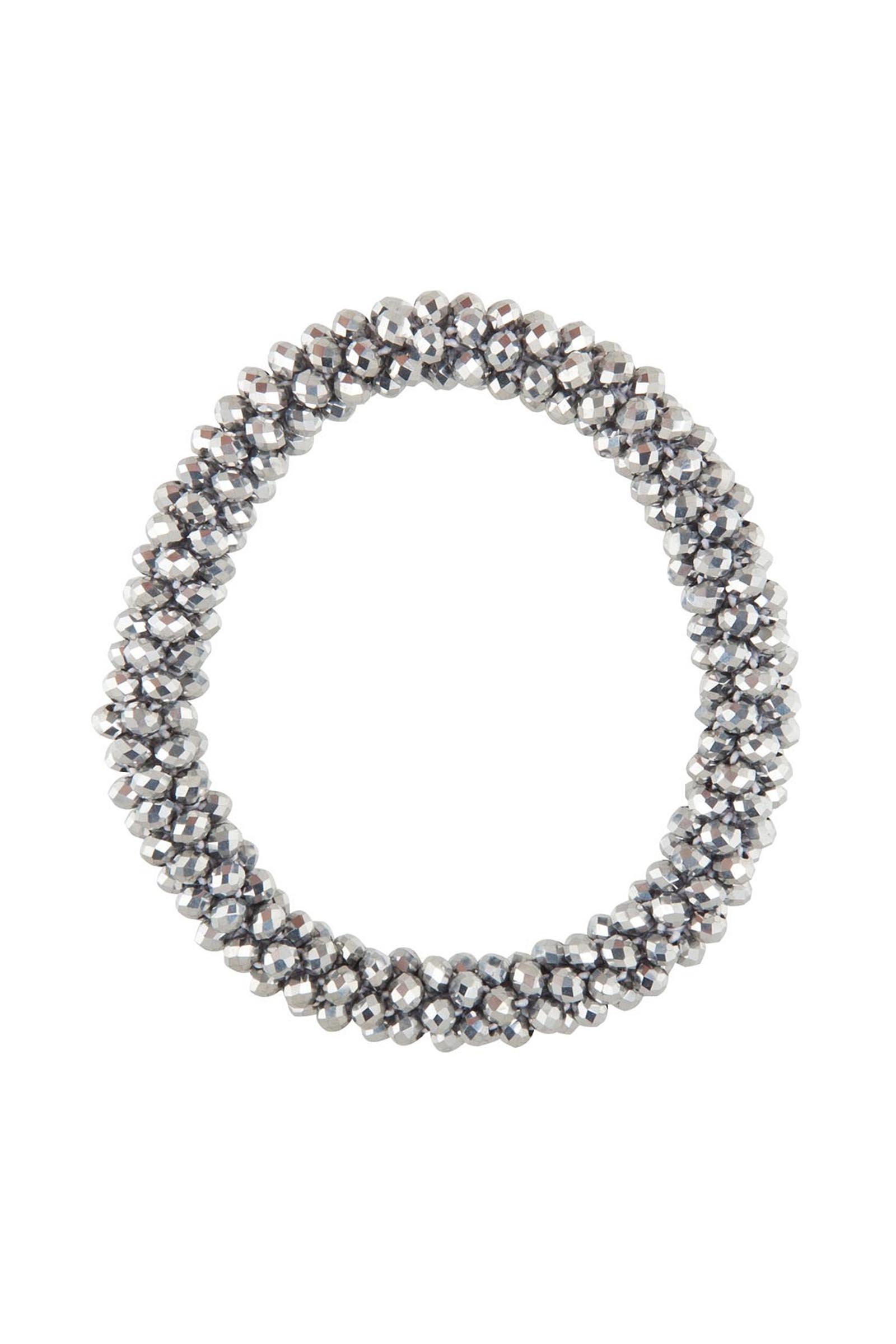 Silver BR Kiki gumka do włosów z kryształkami