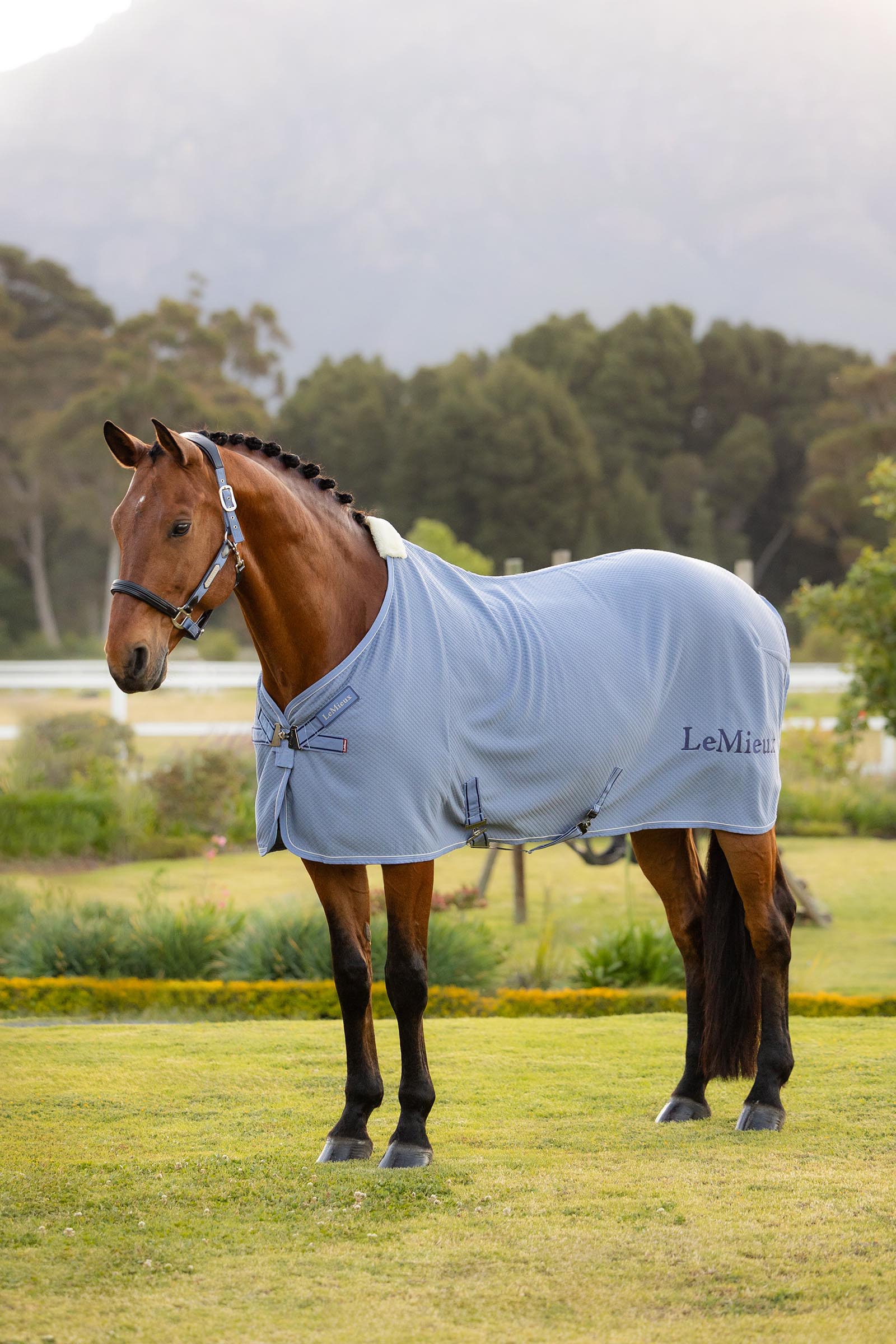 Powder Blue LeMieux Kudos bambusowa derka osuszająca