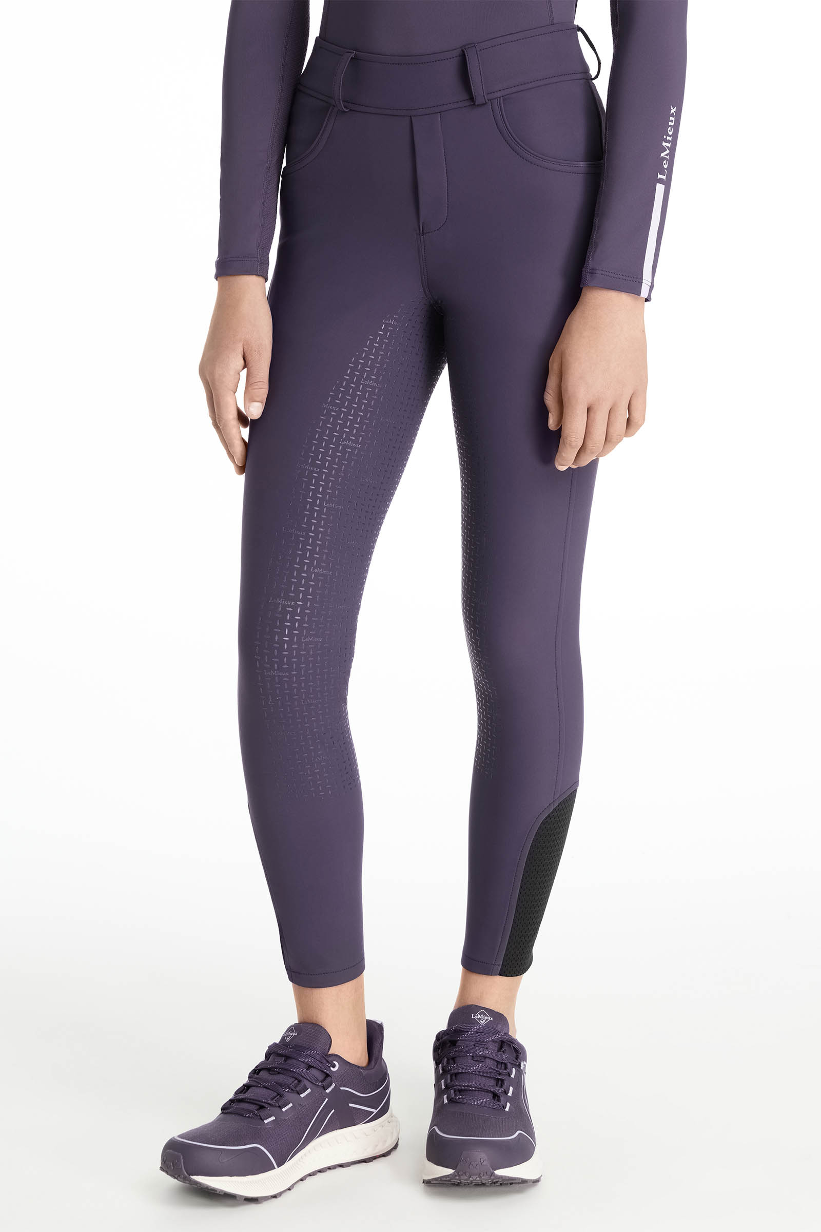 LeMieux Young Rider Ella dziecięce breggings z miękkim wnętrzem i pełnym lejem