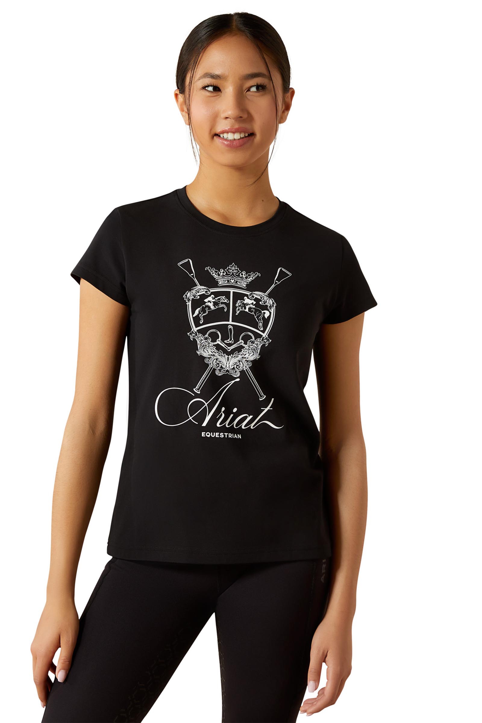 Ariat Ritzy Logo dziecięca koszulka z kr&oacute;tkim rękawem