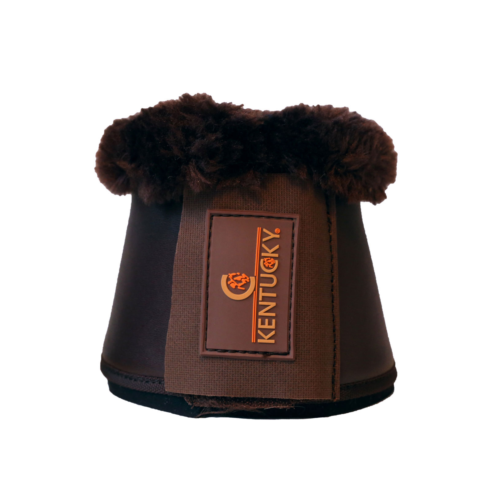 Brown/Brown Kaloszki skórzane z futrem owczym Kentucky Horsewear Sheepskin