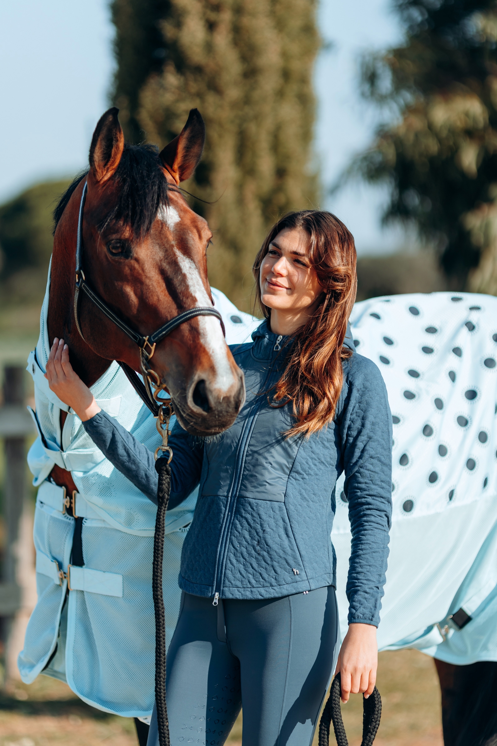 Horze Sabine Damska hybrydowa bluza z kapturem