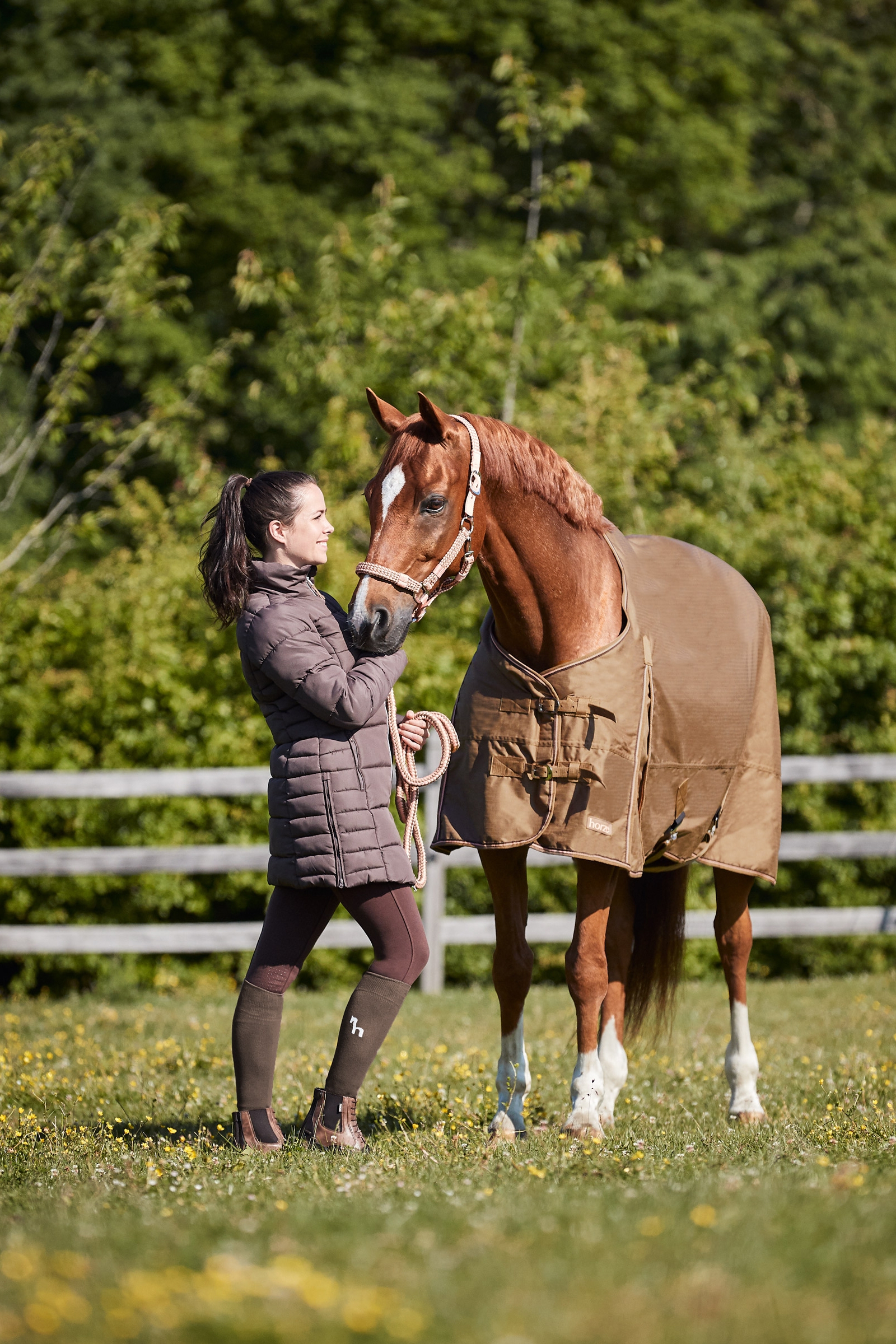 Horze Women's Bambusowe podkolanówki zimowe