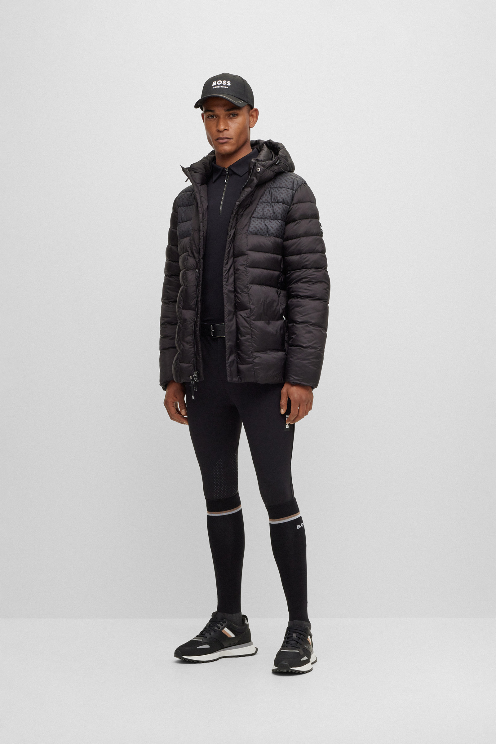 Męska treningowa koszulka polo Boss Elton Signature Stripe