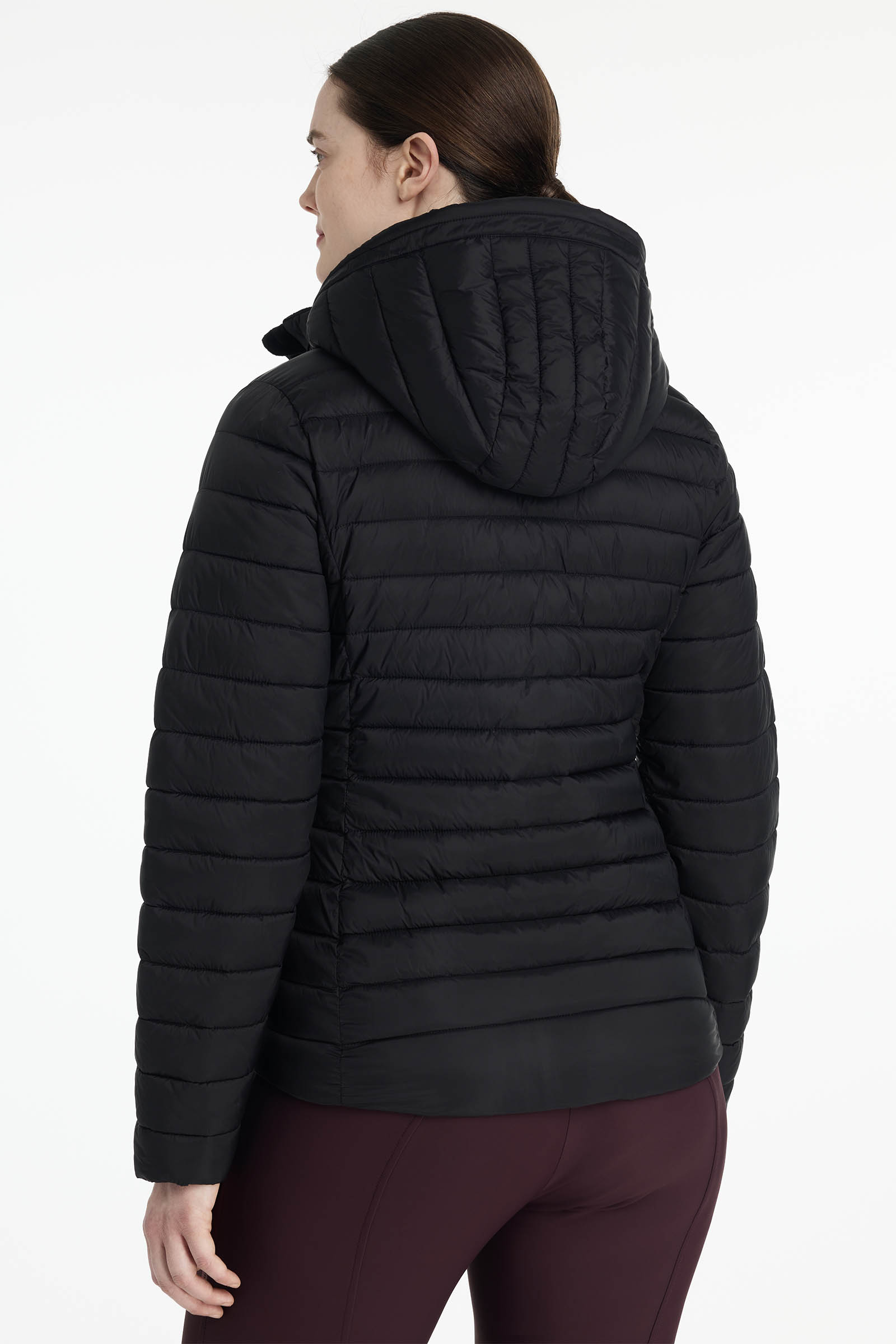 LeMieux Rose damska pikowana kurtka z kapturem