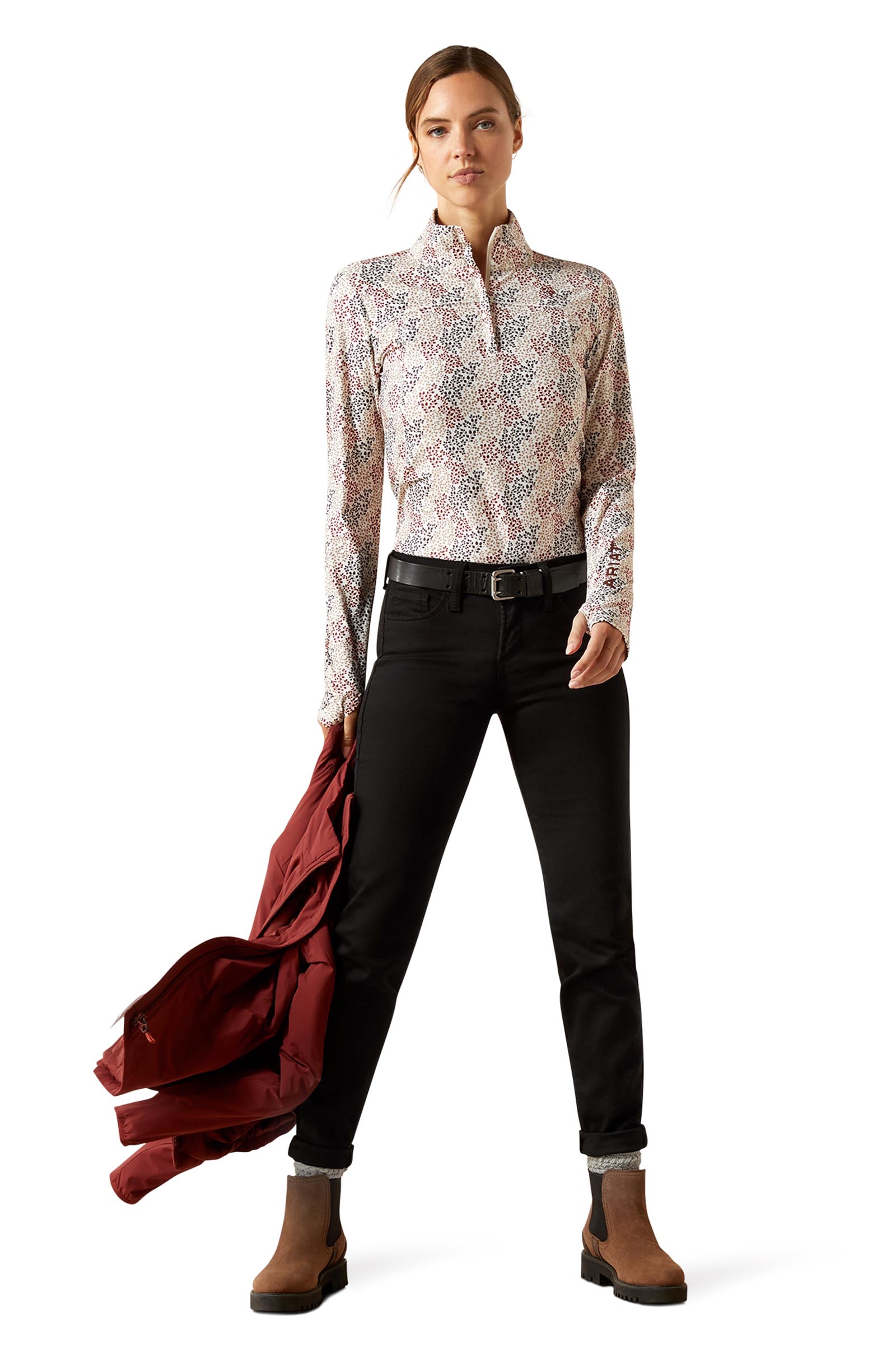 Ariat Lowell 3.0 Women&acute;s 1/4 Zip Baselayer Shirt