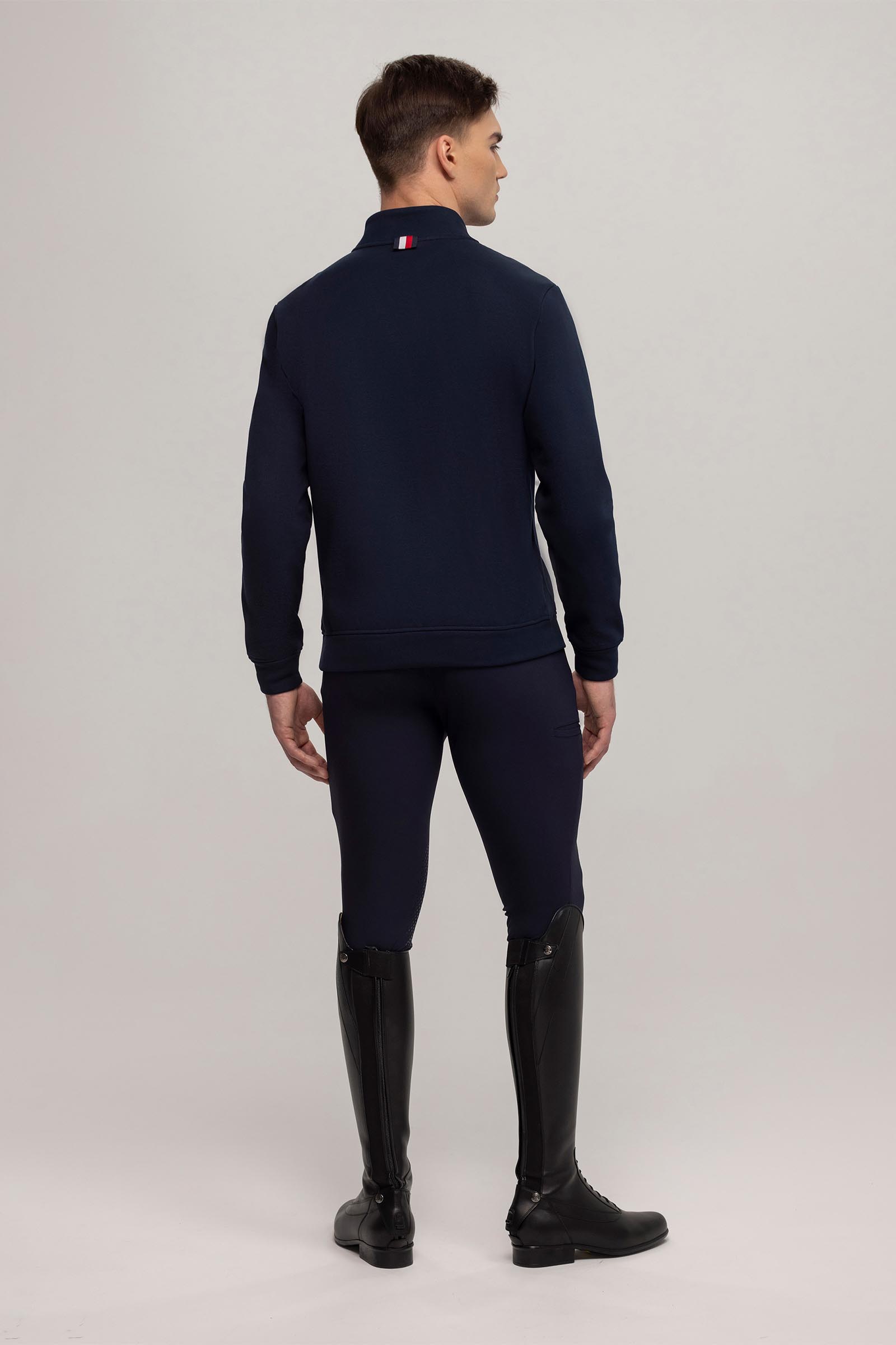 Tommy Hilfiger Equestrian Dallas męski sweter z 1/4 zamkiem błyskawicznym