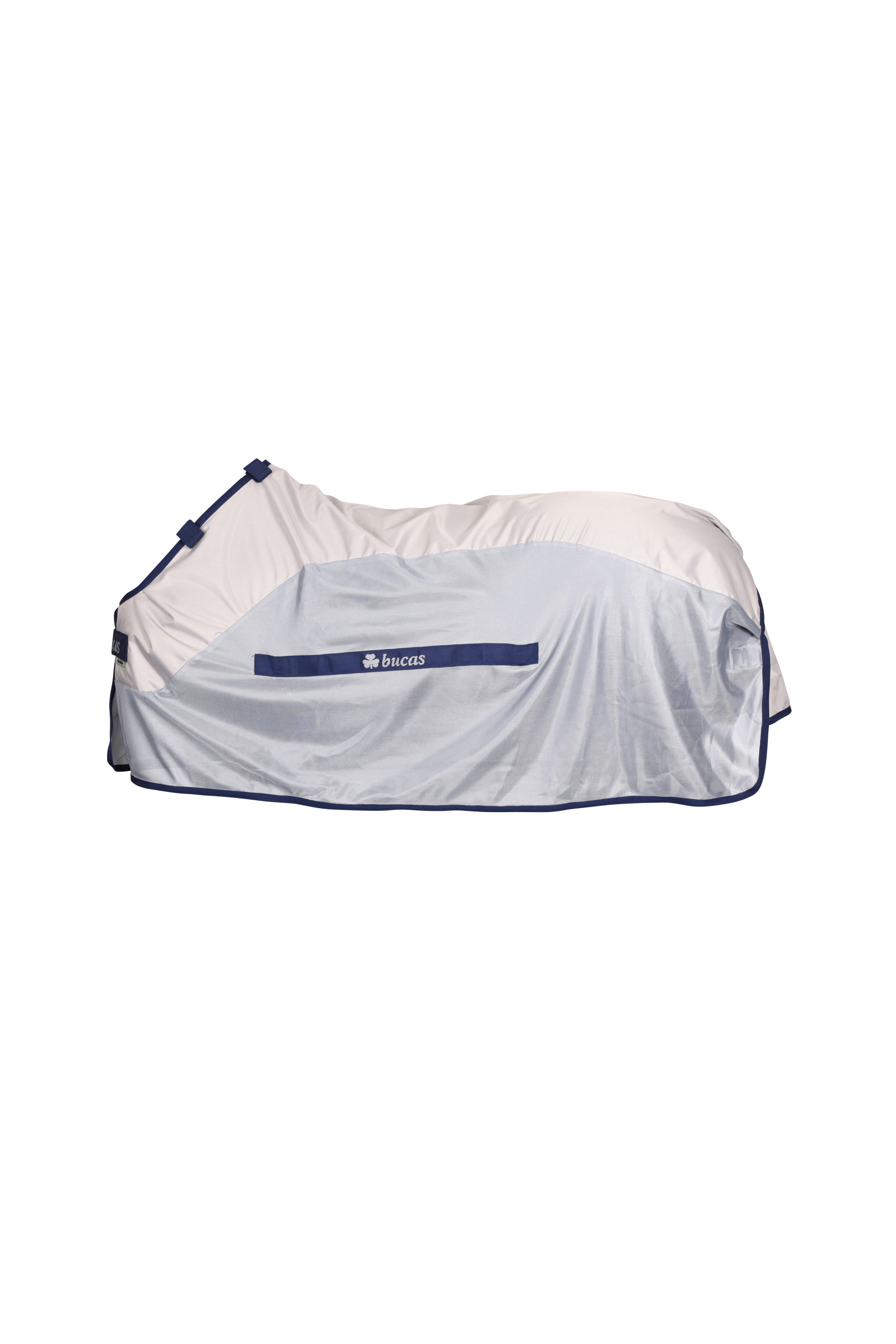 Bucas Buzz-Off przeciwdeszczowa derka przeciwko owadom z odpinanym kapturem