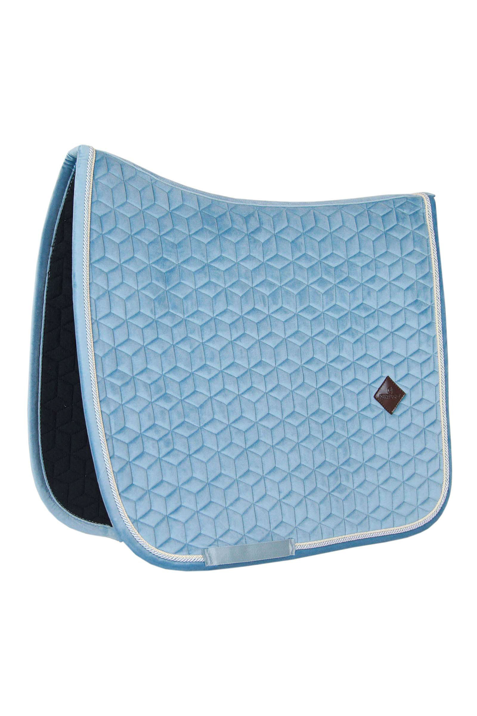 Light Blue Kentucky Horsewear Velvet Czaprak ujeżdżeniowy