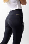 Damskie funkcjonalne legginsy Horze Mathilde z pełnym lejem silikonowym