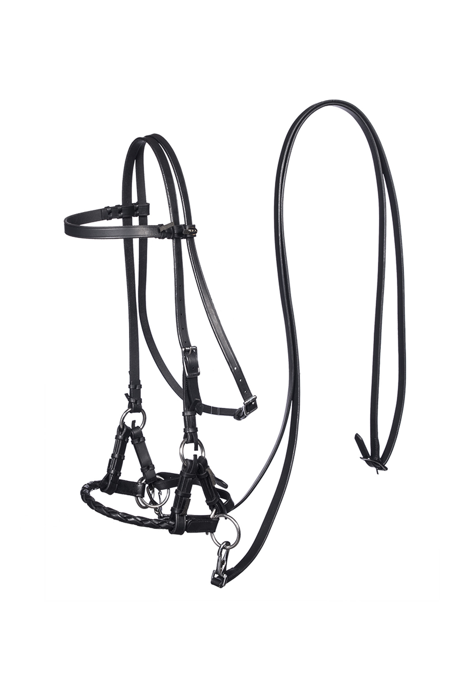 F.R.A. Freedom Riding Articles Pariba Sidepull (System 3) tkany nachrapnik z wodzami