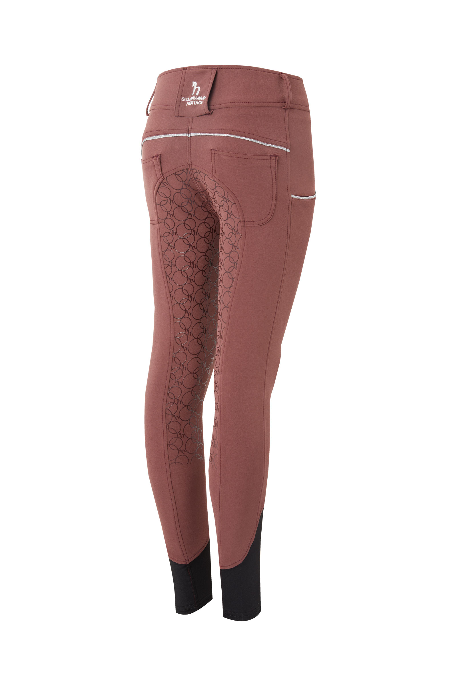 Horze Leighton Teens Bryczesy z pełnym lejem silkonowym i kieszonką