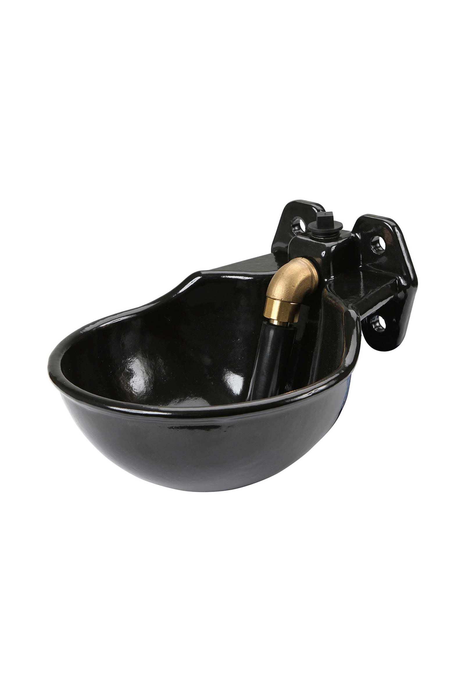 Kerbl Water bowl with tube valve G51 enamelled
