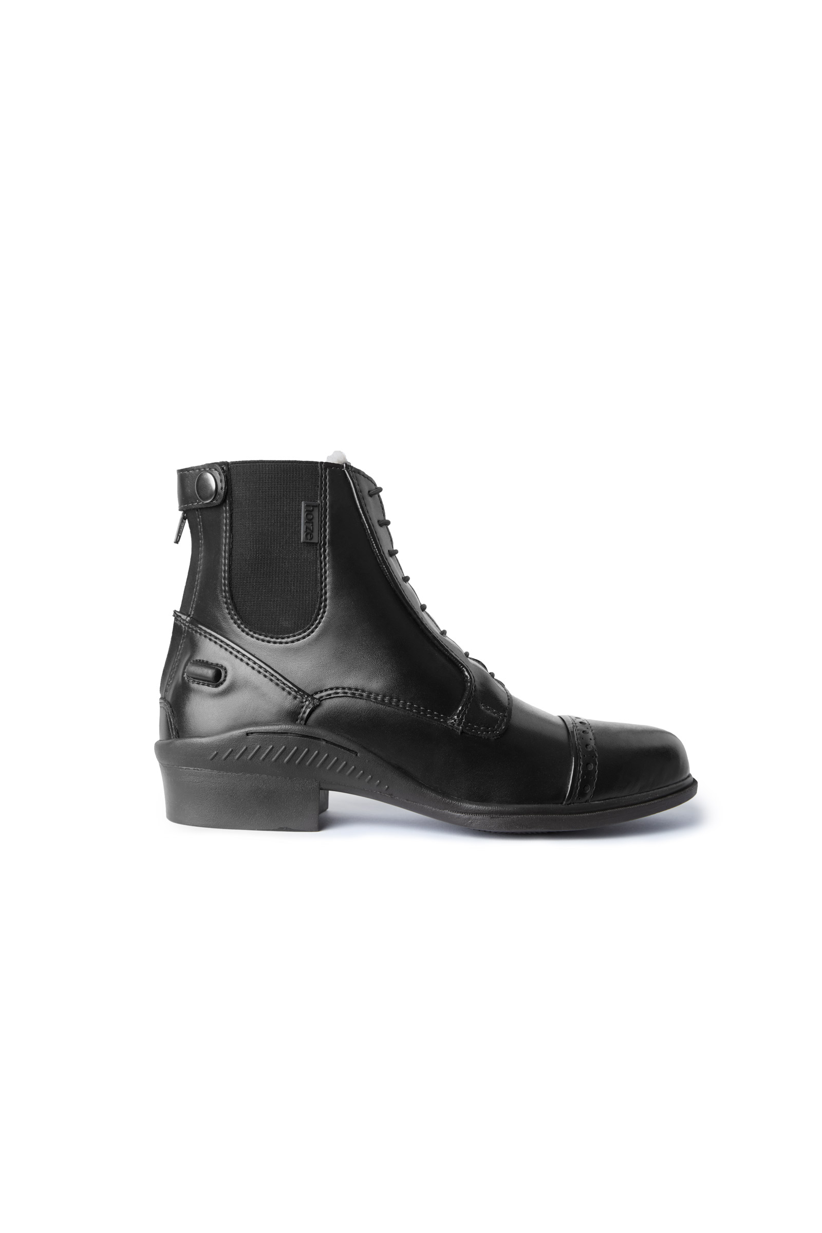 Damskie sztyblety zimowe Horze Kilkenny Lux z ozdobną perforacją