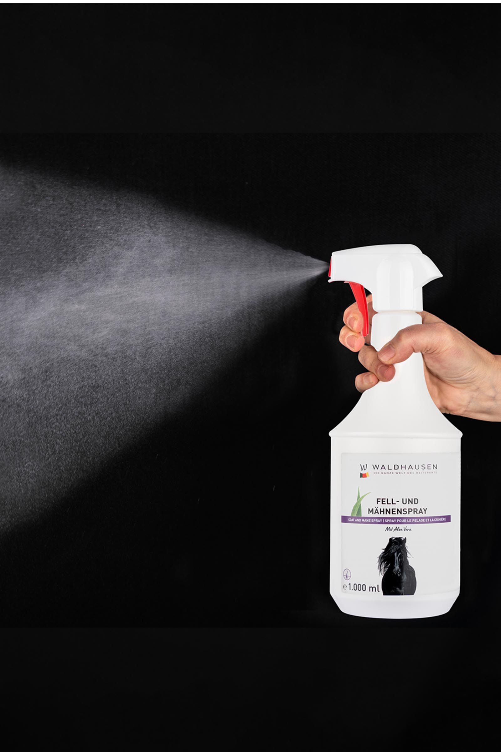 Waldhausen Spray do pielęgnacji grzywy i ogona, aloes, 1 l