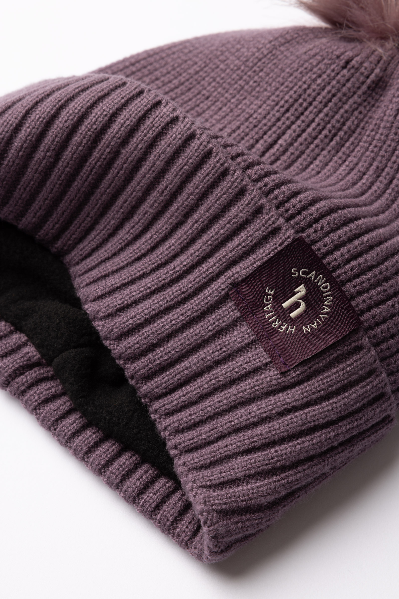 Horze Noa Dziecięca dziana czapka z odpinanym pomponem