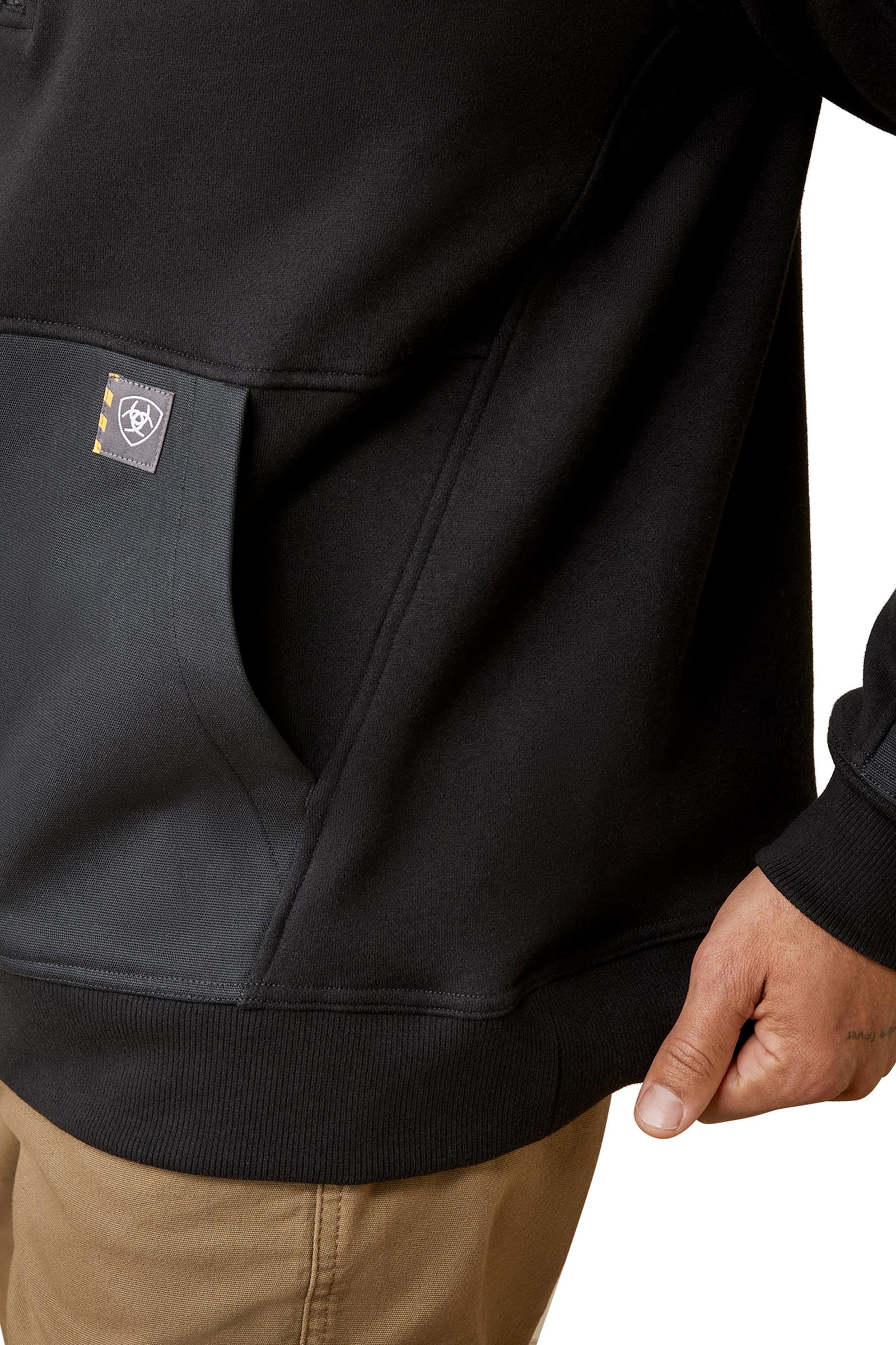 Ariat Rebar Workman Duracanvas Męska bluza z zamkiem 1/4