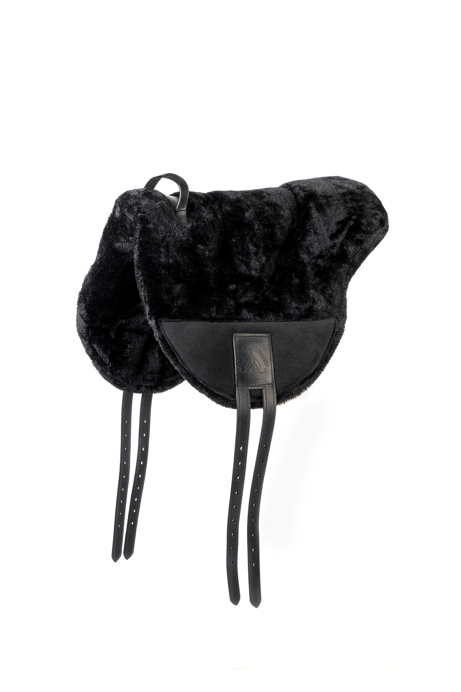 Black F.R.A. Freedom Riding Articles Bisco pad do jazdy na oklep