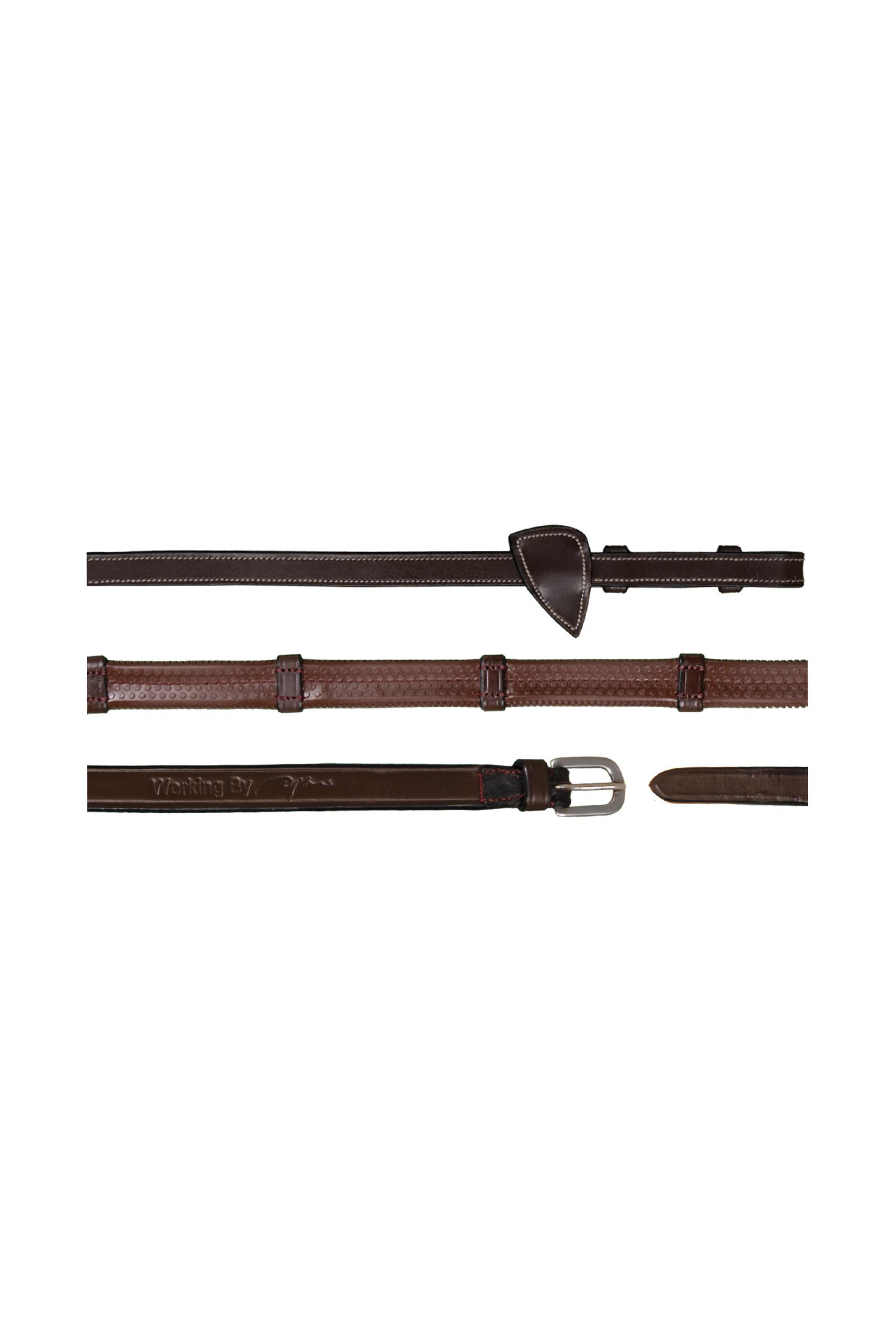 Brown Dy'on Working wodze gumowe (13 mm) z 7 sk&oacute;rzanymi stopami