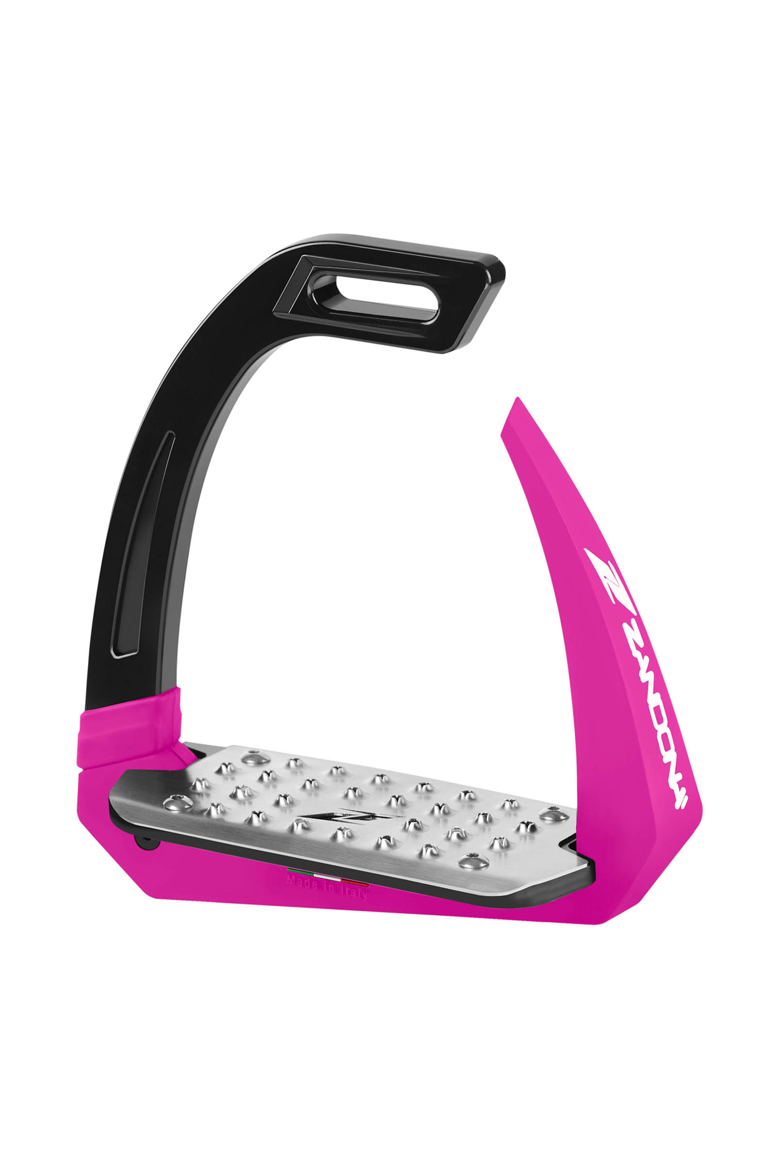 Black/Fuchsia Zandona Omnia Safety Stirrups