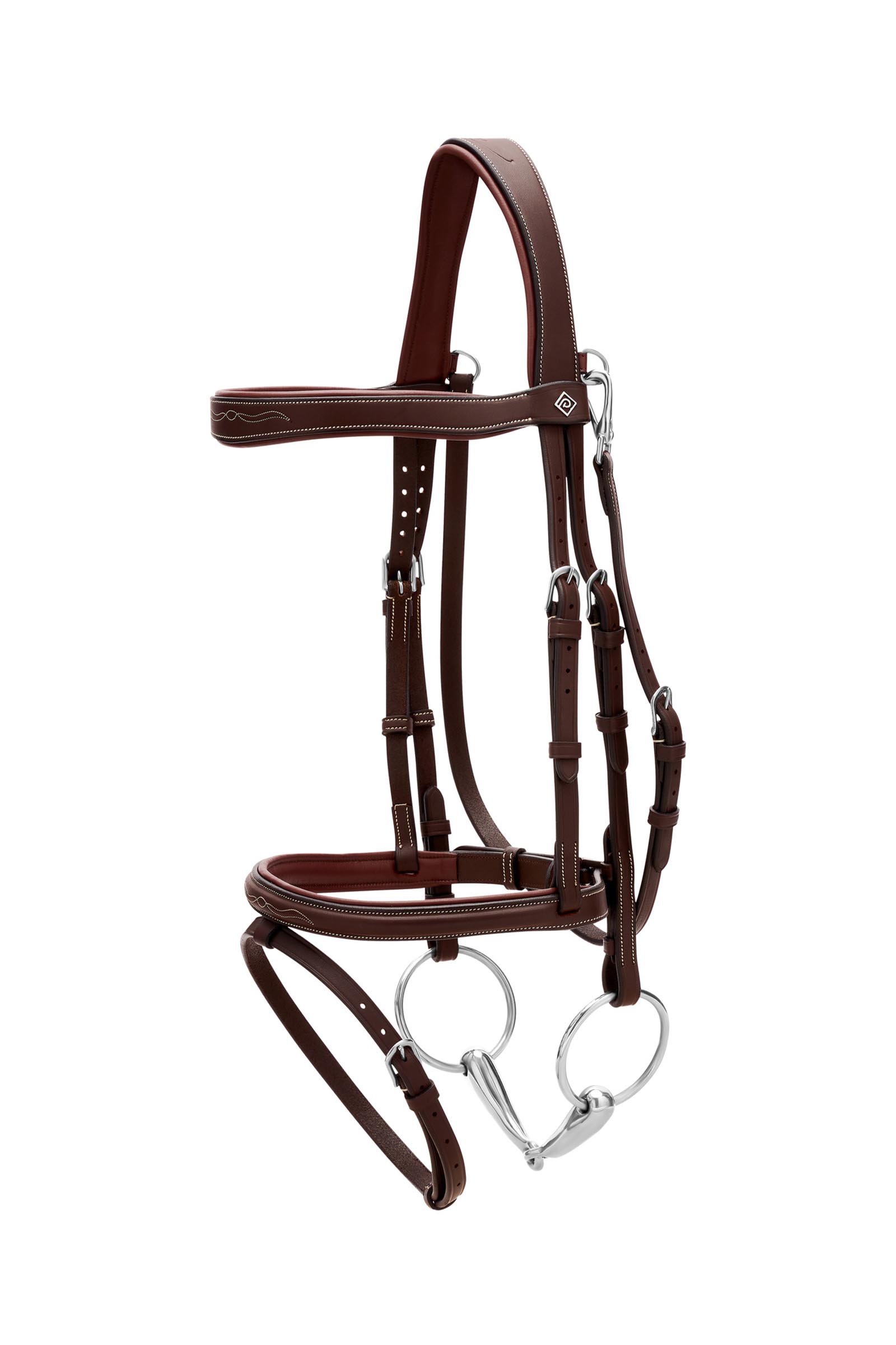 Dy'on Working ogłowie z nachrapnikiem kombinowanym i karabińczykami  