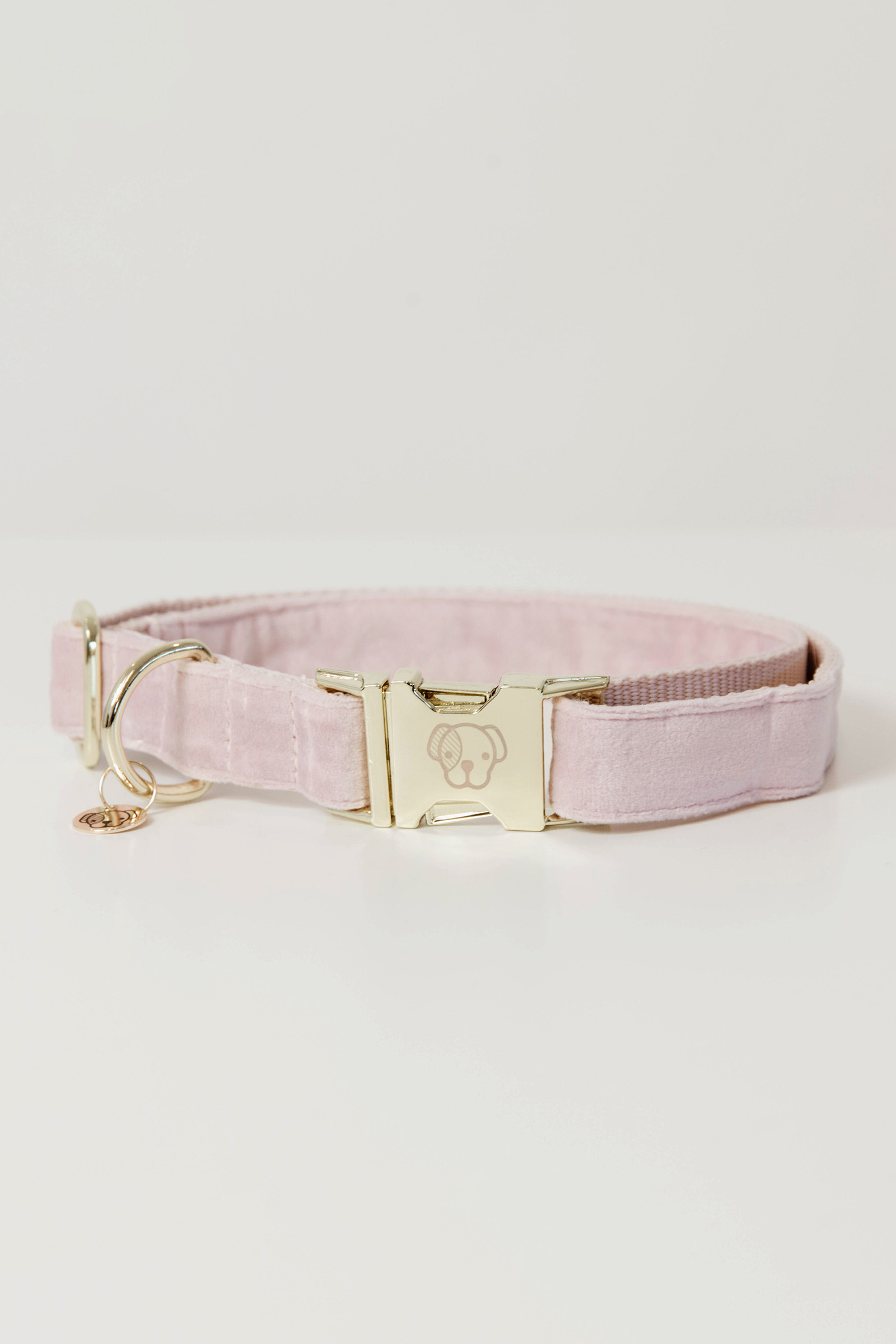Light Pink Obroża dla psa Kentucky Dogwear Velvet