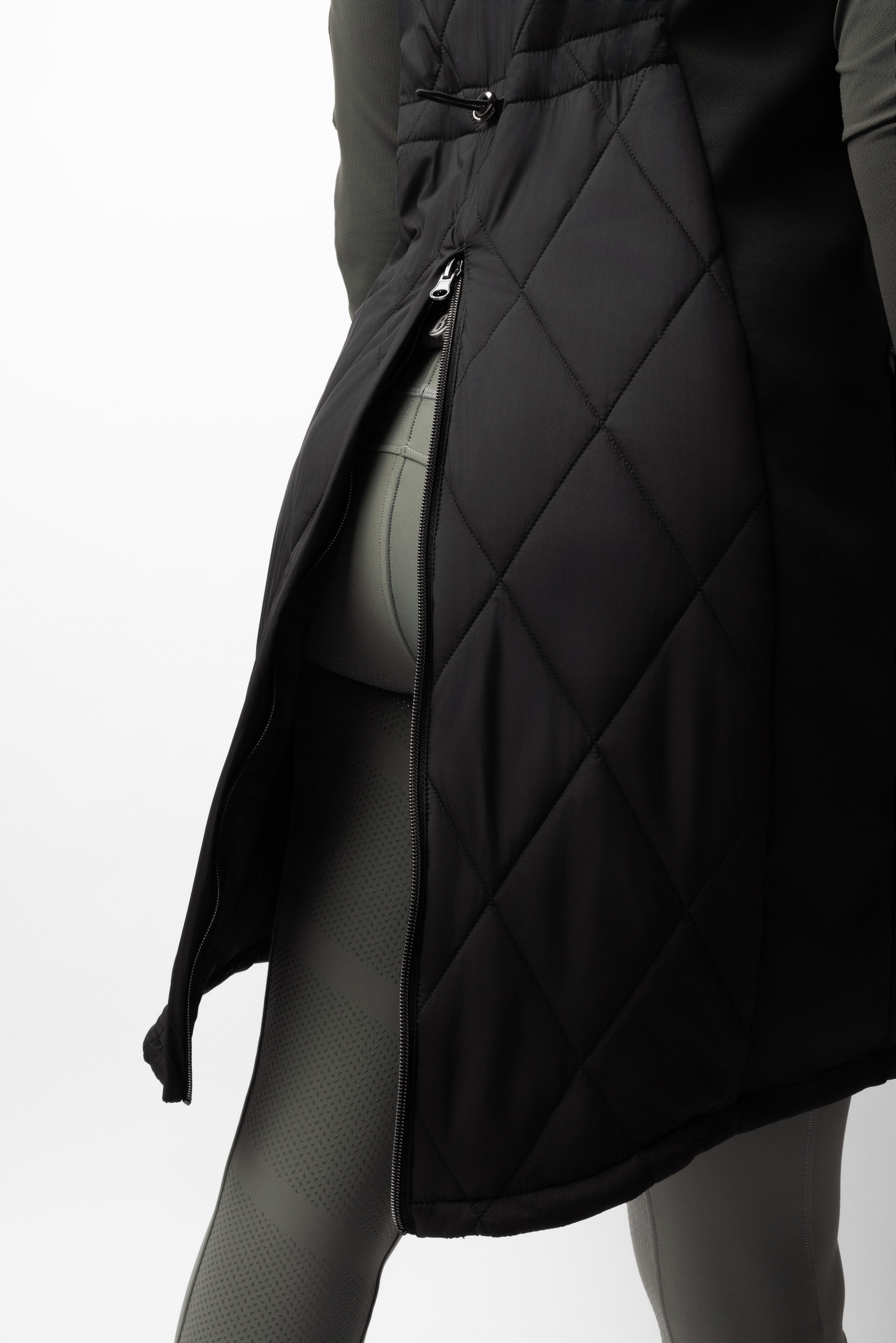 B Vertigo Agnetha damska długa pikowana kamizelka  