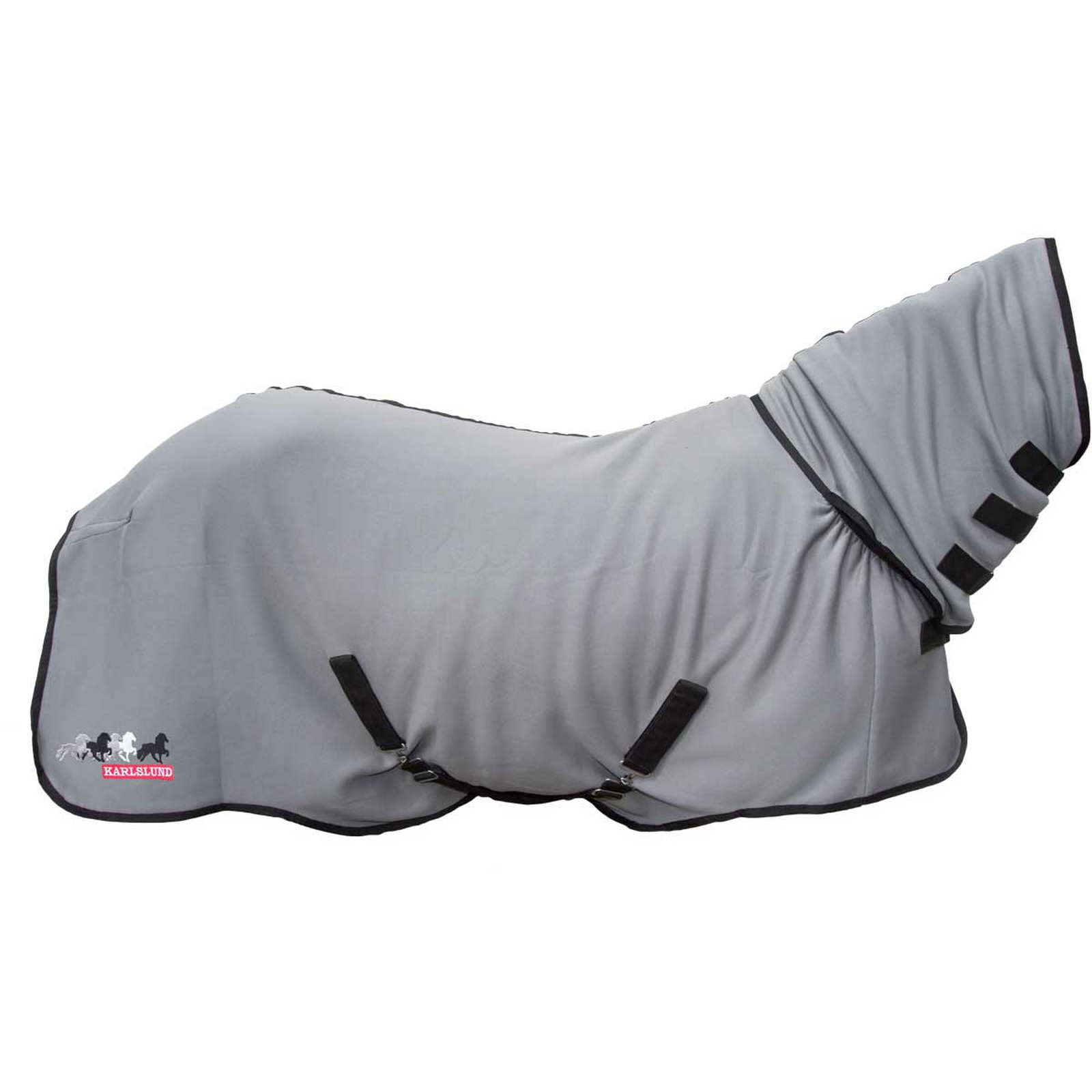 Polarowa derka Karlslund Quick-Dry z kołnierzem