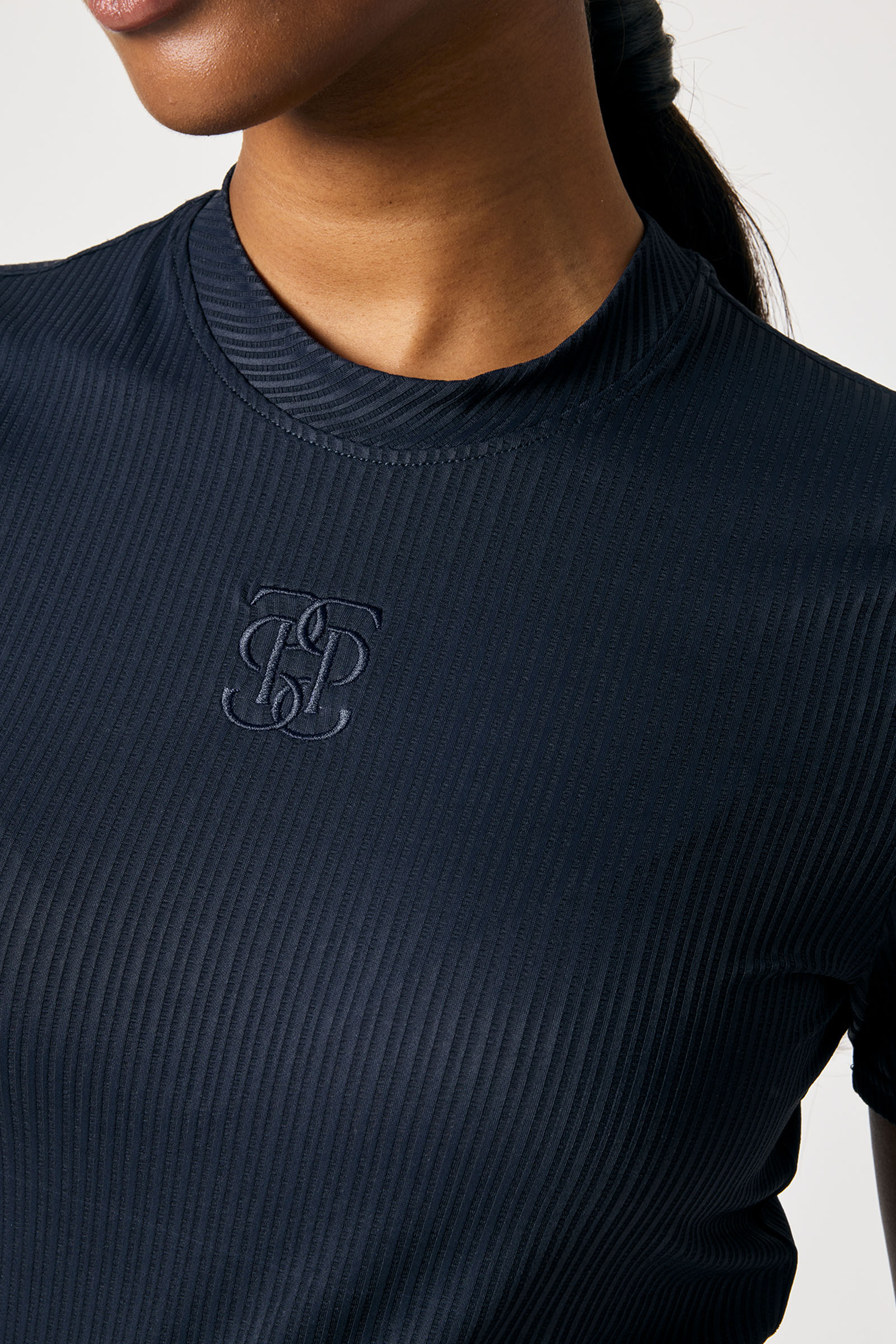 PS of Sweden Courtney S/S Bluzka w Paski z Siatki