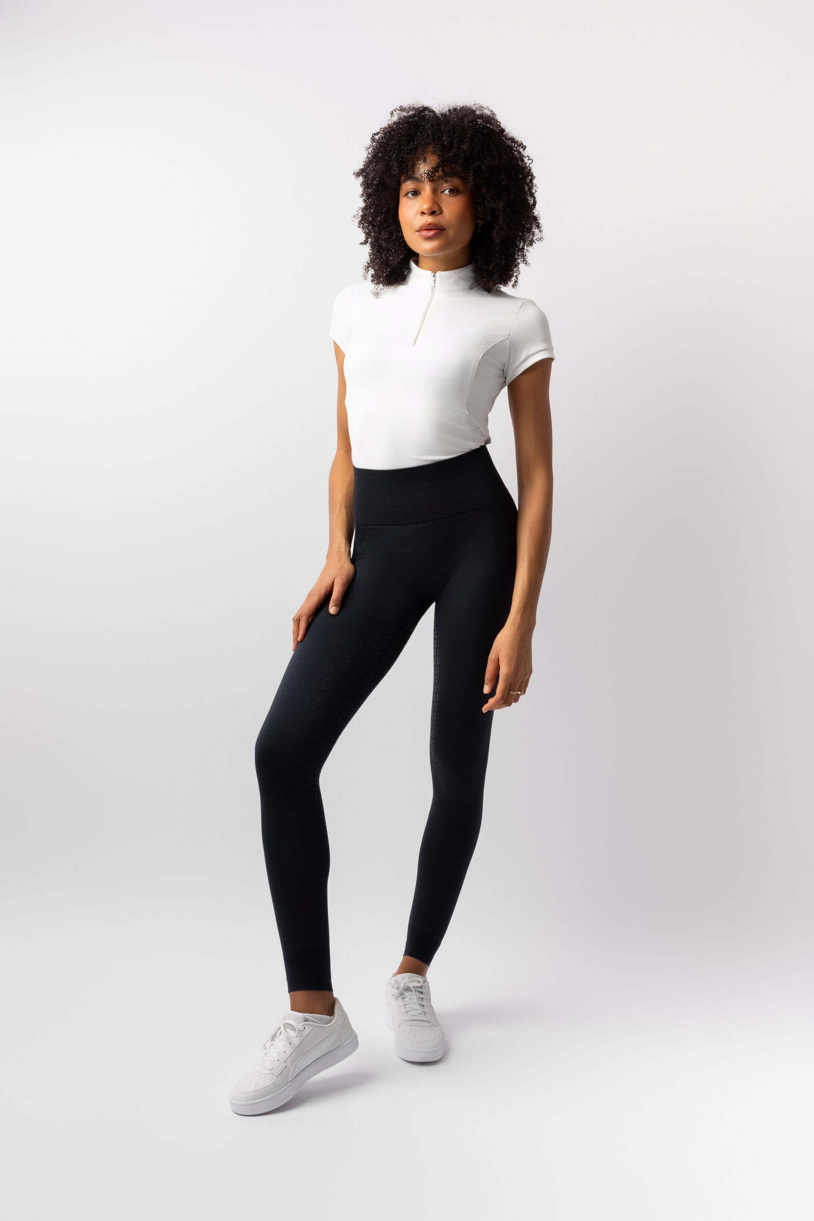 Horze Nessa Bezszwowe Pełnoprzyczepne Scrunch Rajstopy