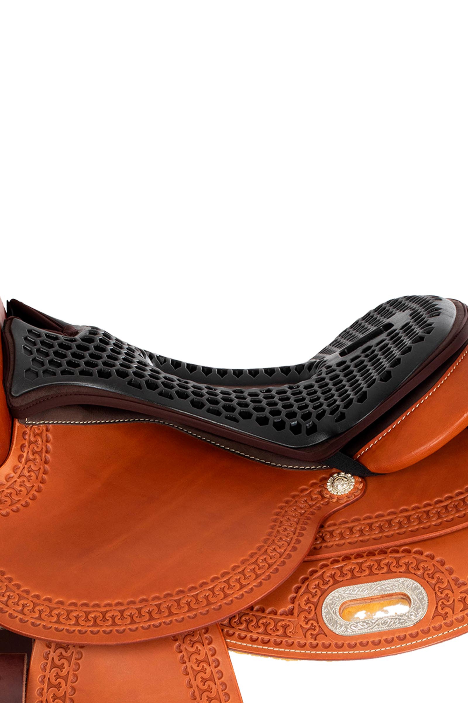 Acavallo Ortho-Pubis nakładka na siodło westernowe Hexa Gel-Out Dri-Lex, 20 mm  