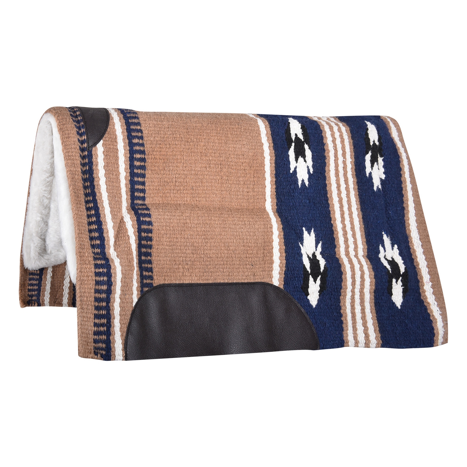 Beige/Dark Blue Waldhausen Western Pad Utah