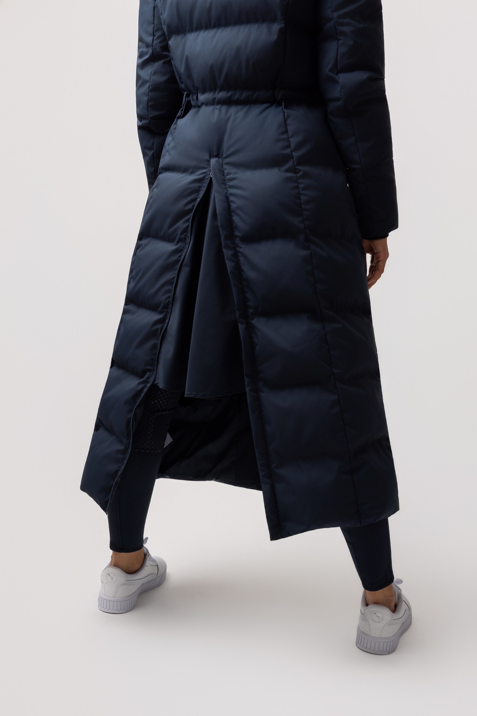 Horze Paloma Długi ocieplany płaszcz damski 